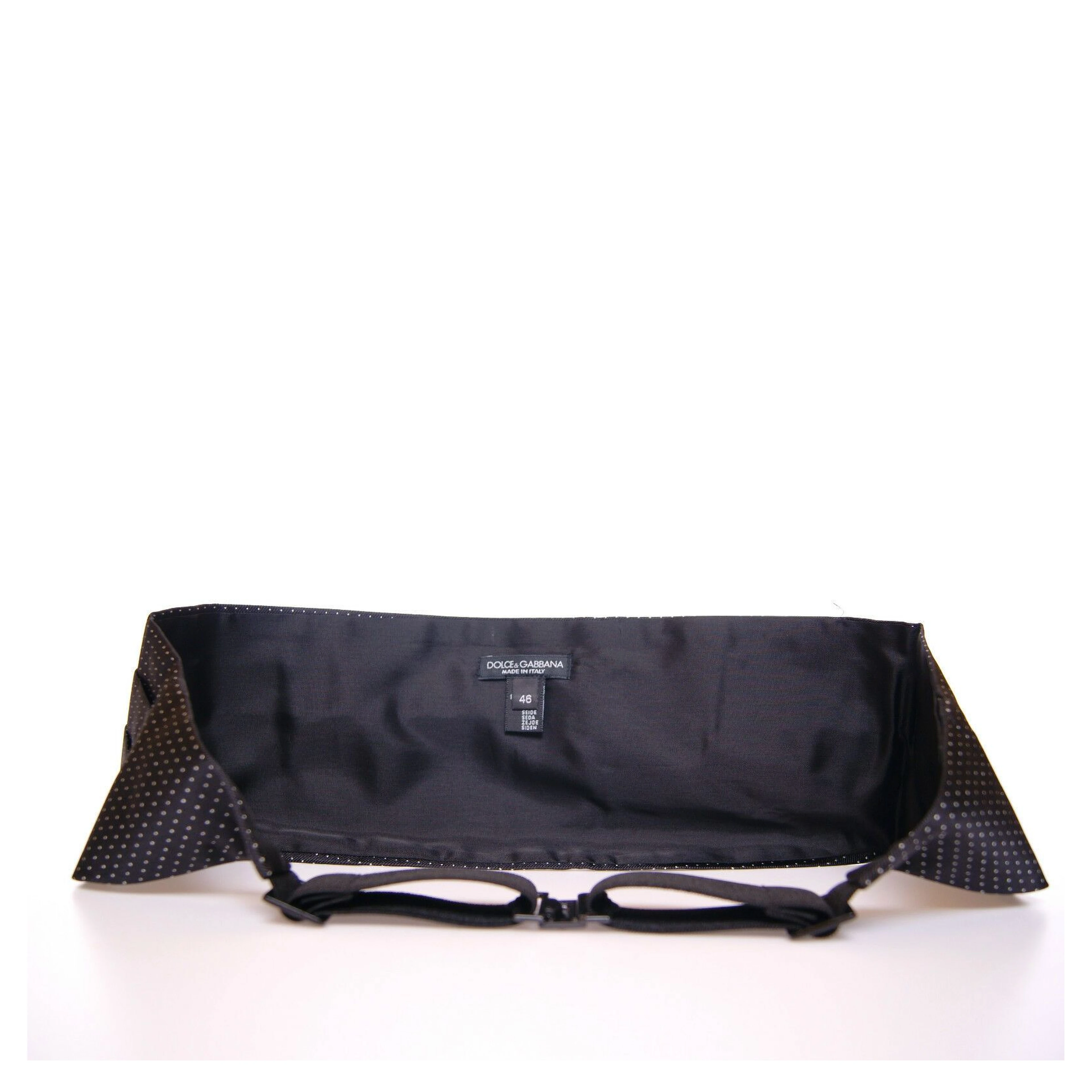 Black Waist Smoking Tuxedo Cummerbund Belt