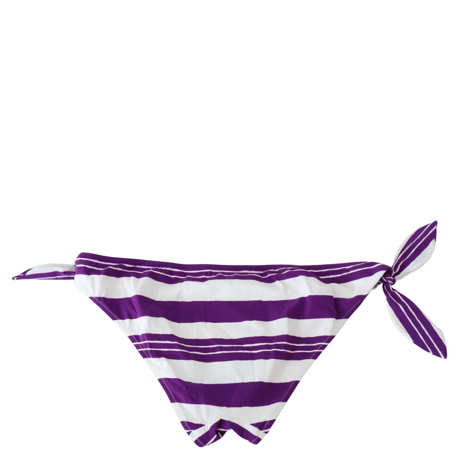 Purple White Stripes Beachwear Bikini Bottom