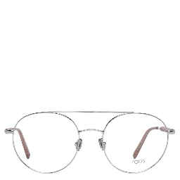 Silver Metal & Leather Glasses (Frames)