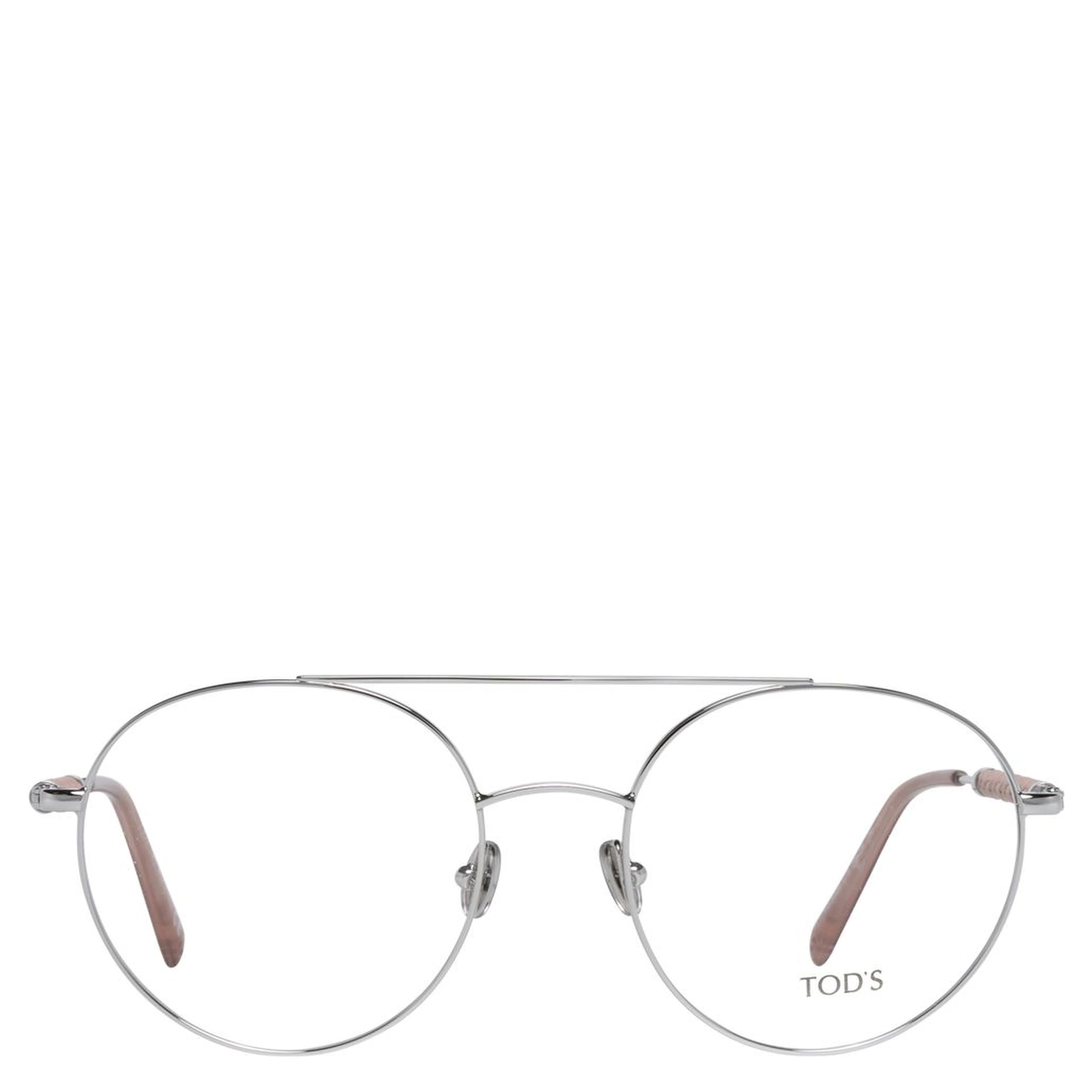 Silver Metal & Leather Glasses (Frames)
