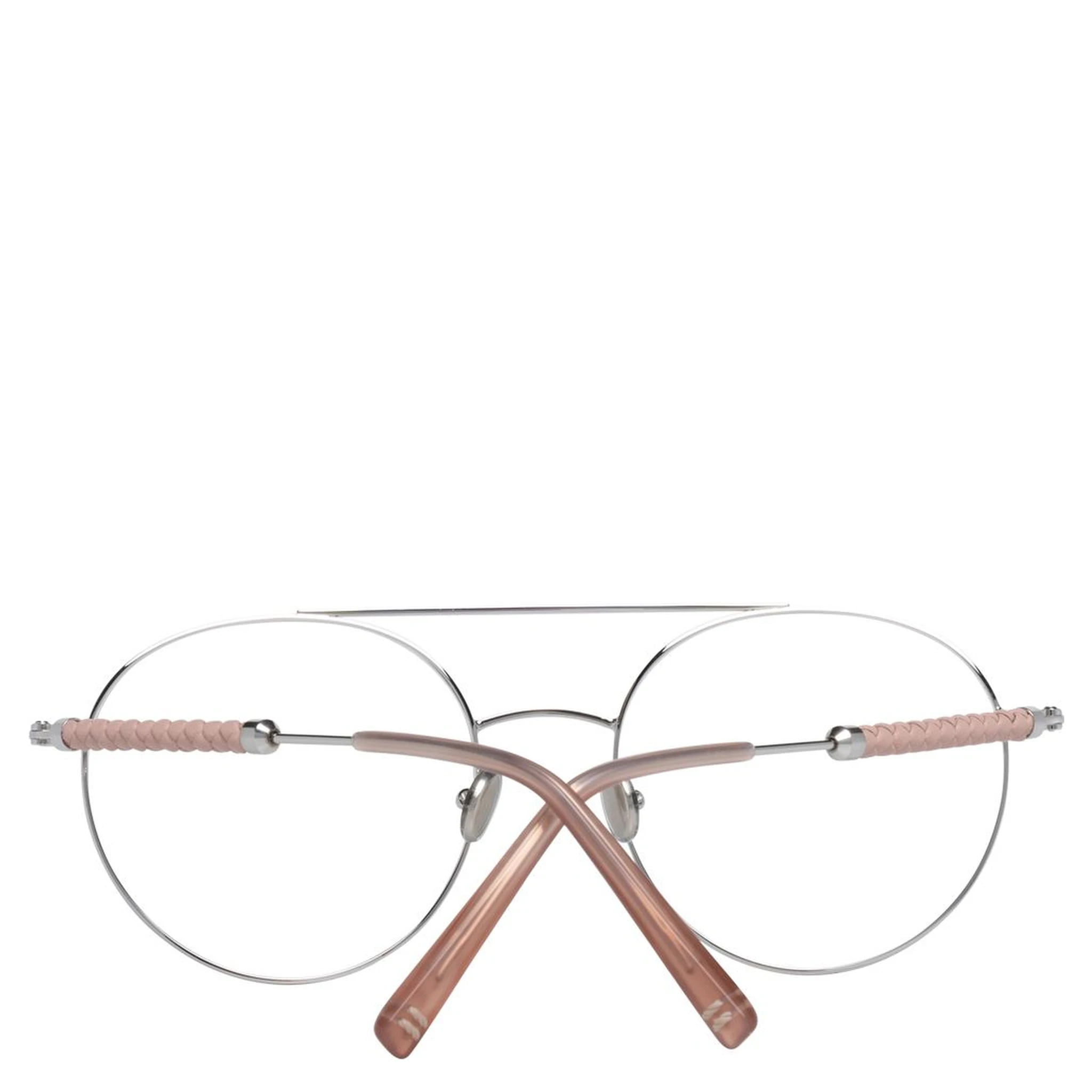 Silver Metal & Leather Glasses (Frames)