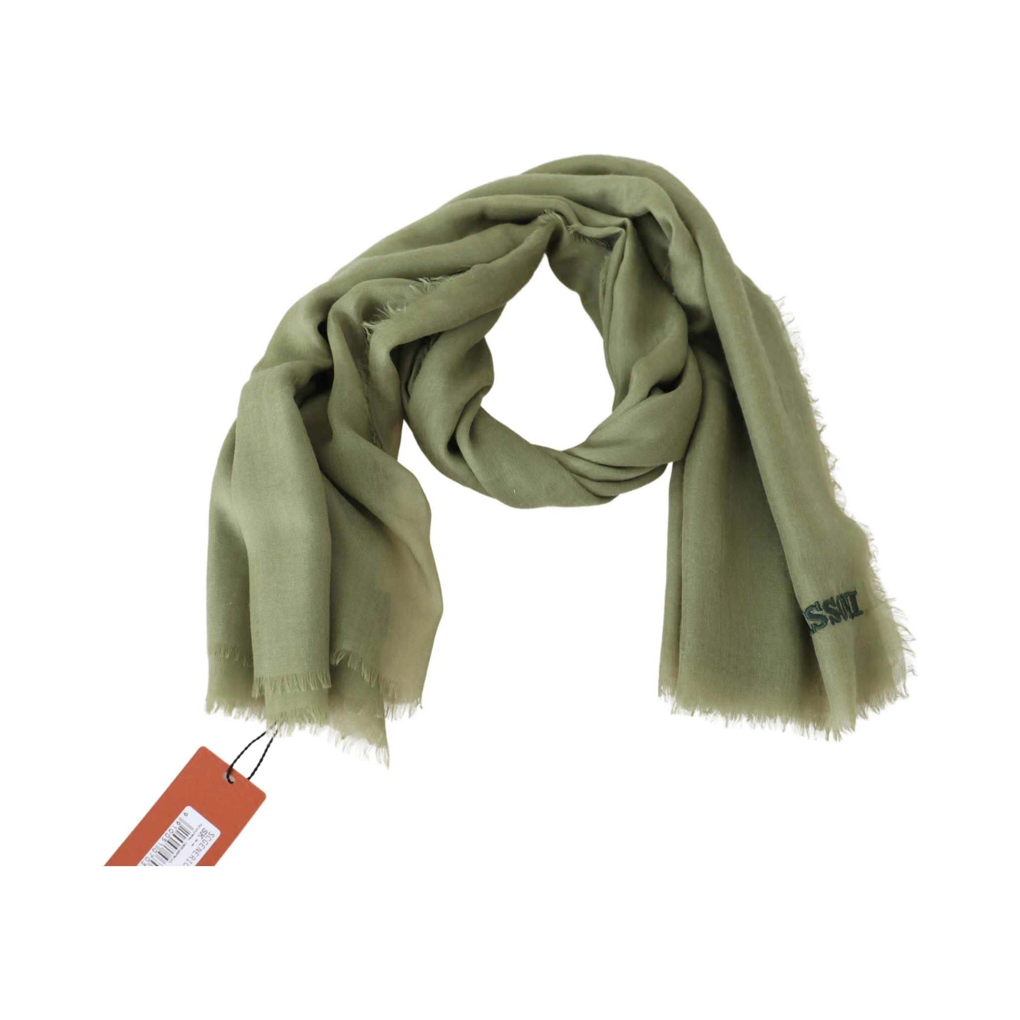 Green Cashmere Unisex Neck Wrap Scarf