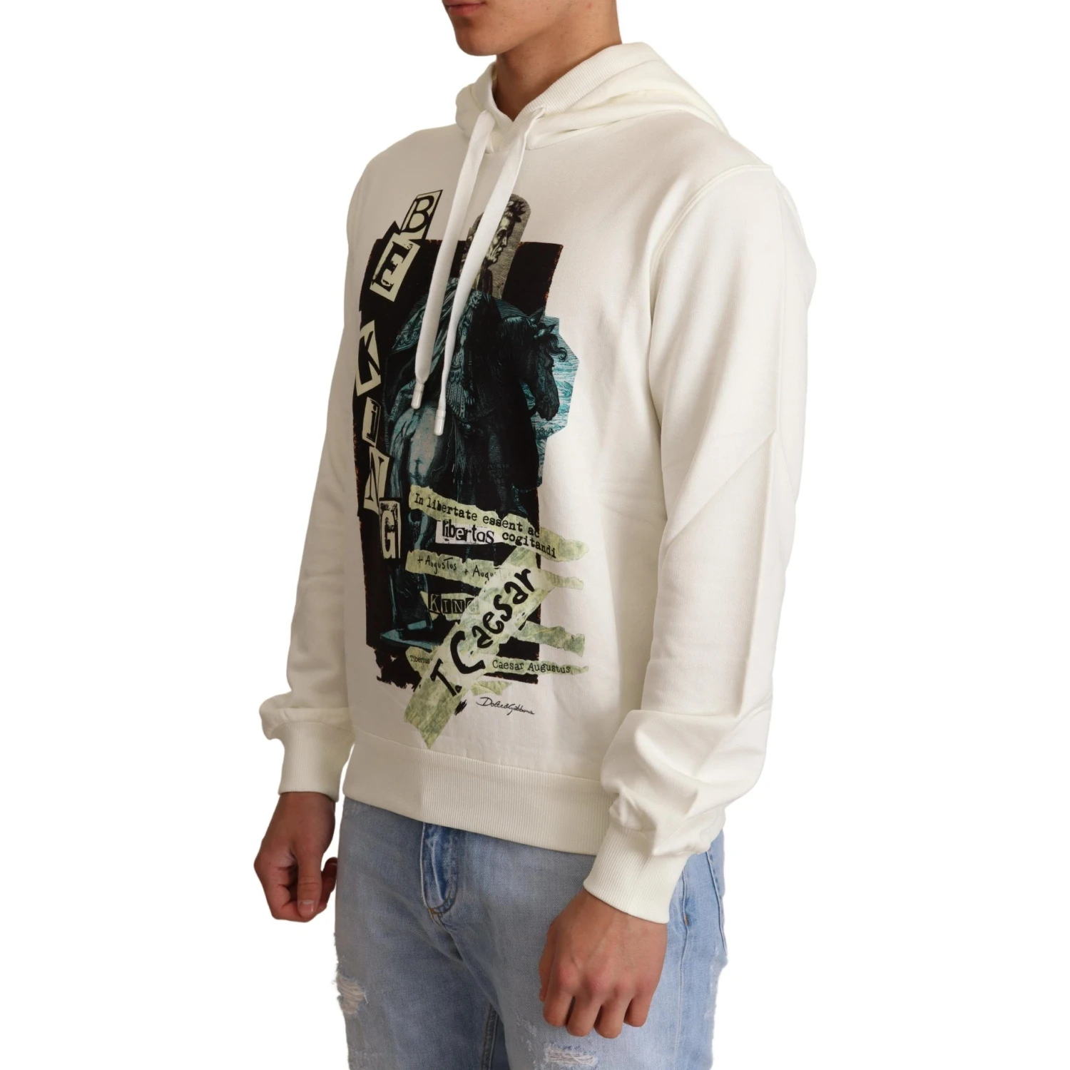White King Ceasar Cotton Hooded Sweater