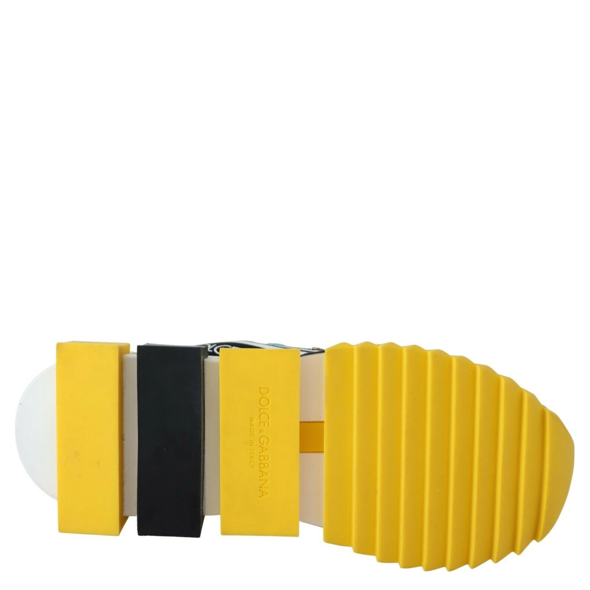 Yellow Multicolor Crystals Sneakers Shoes