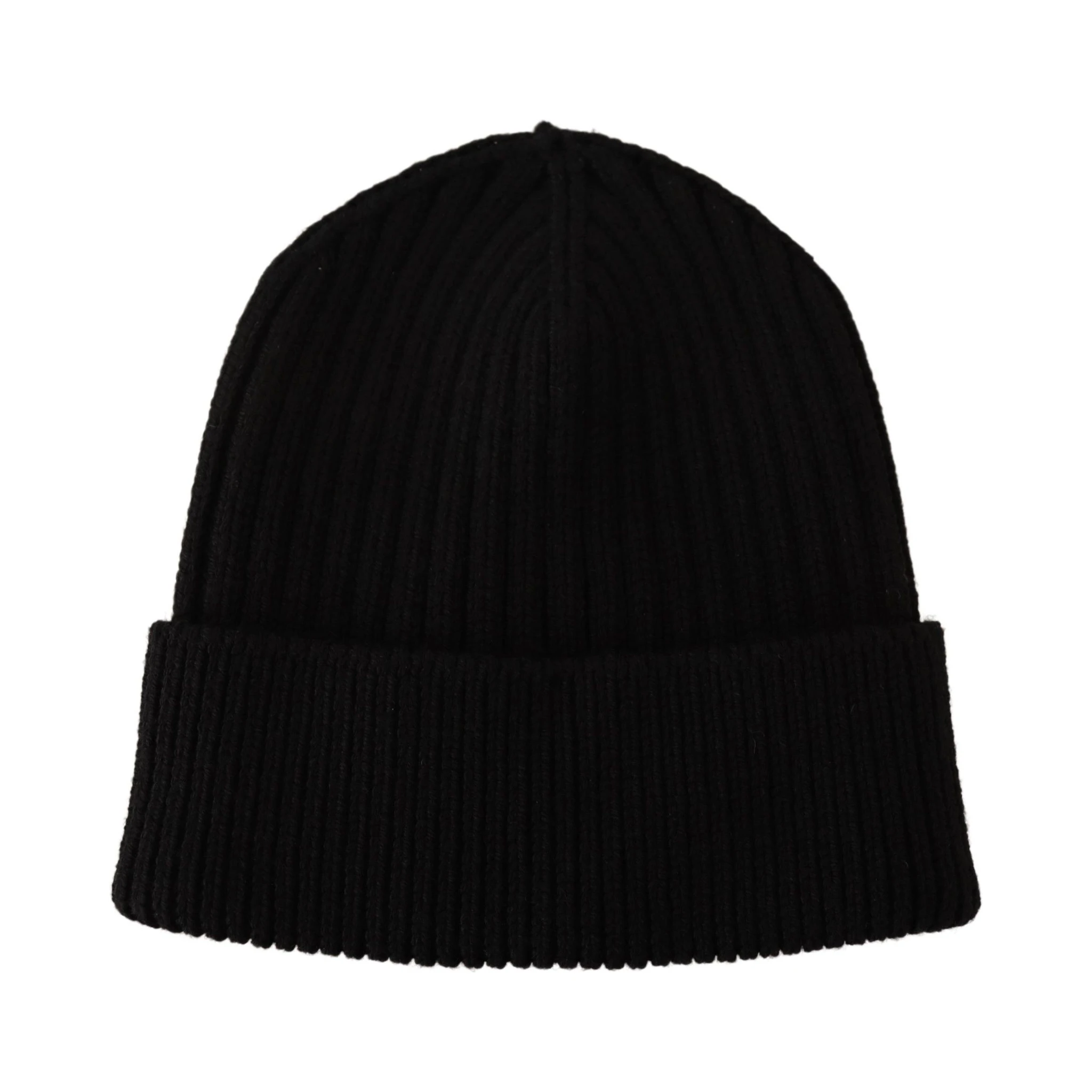 Black Wool Knit Women Winter Hat