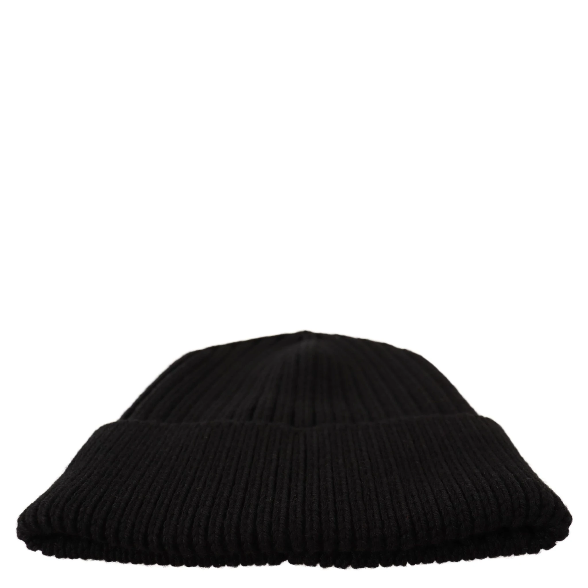 Black Wool Knit Women Winter Hat