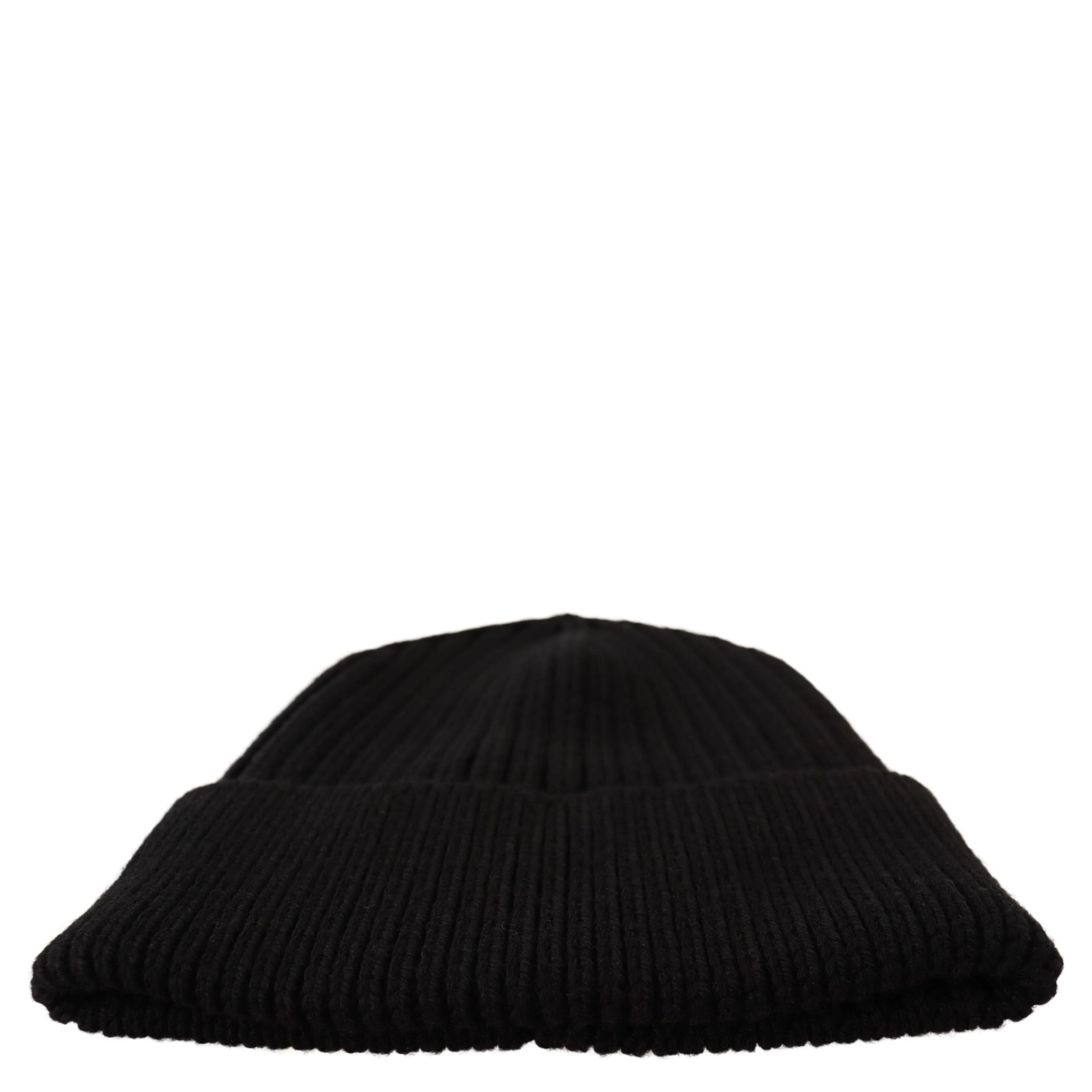 Black Wool Knit Women Winter Hat