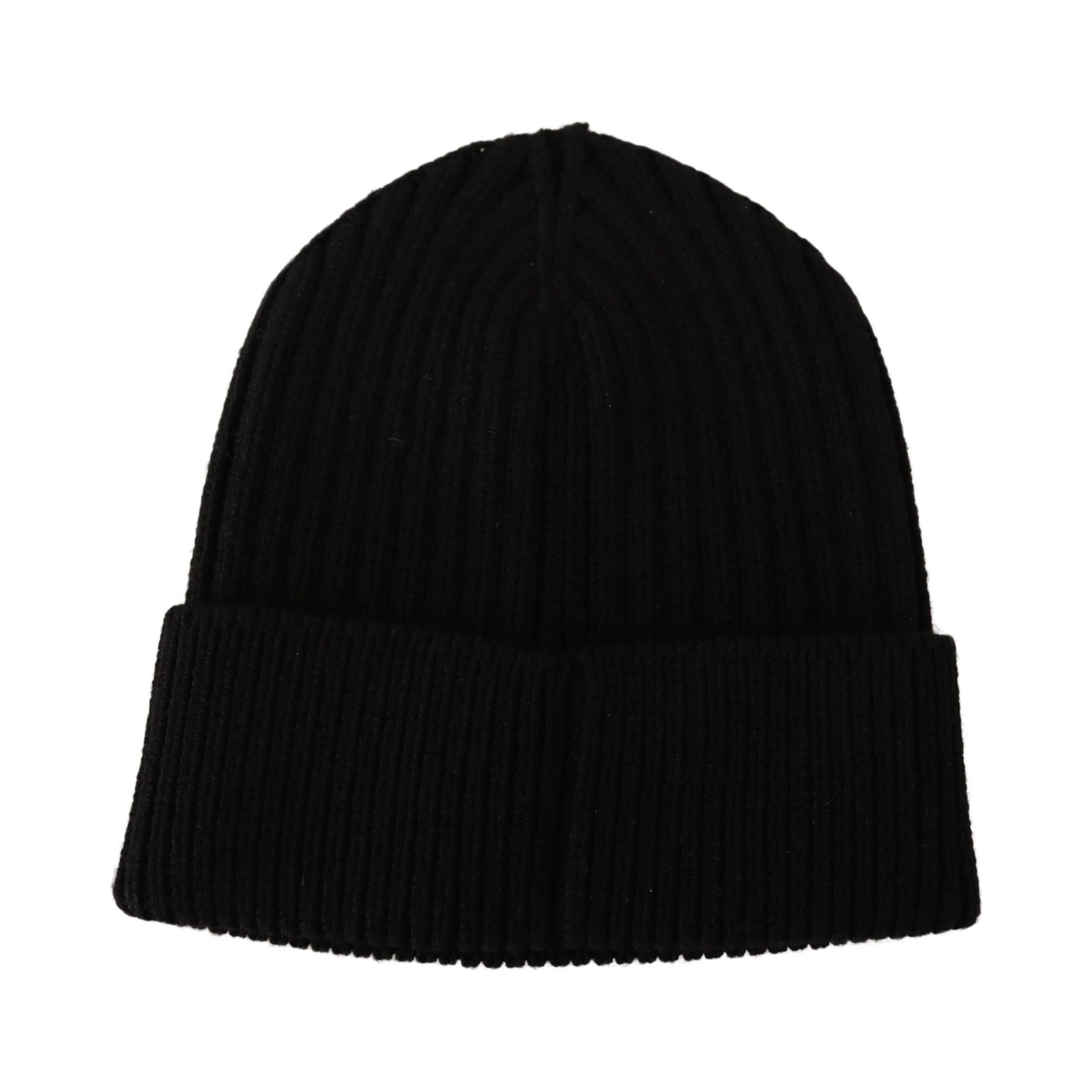Black Wool Knit Women Winter Hat