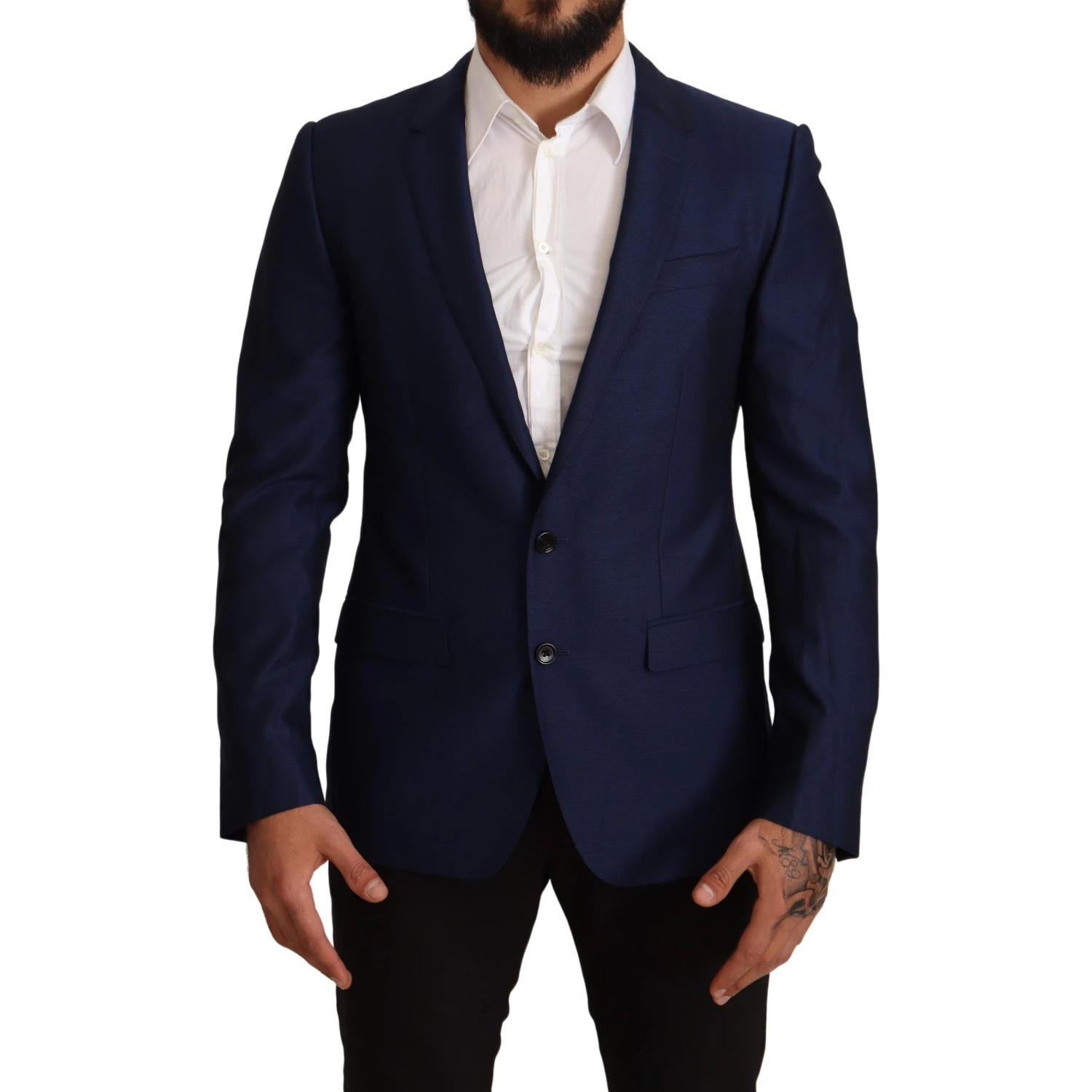 Navy Blue Slim Fit Jacket MARTINI Blazer
