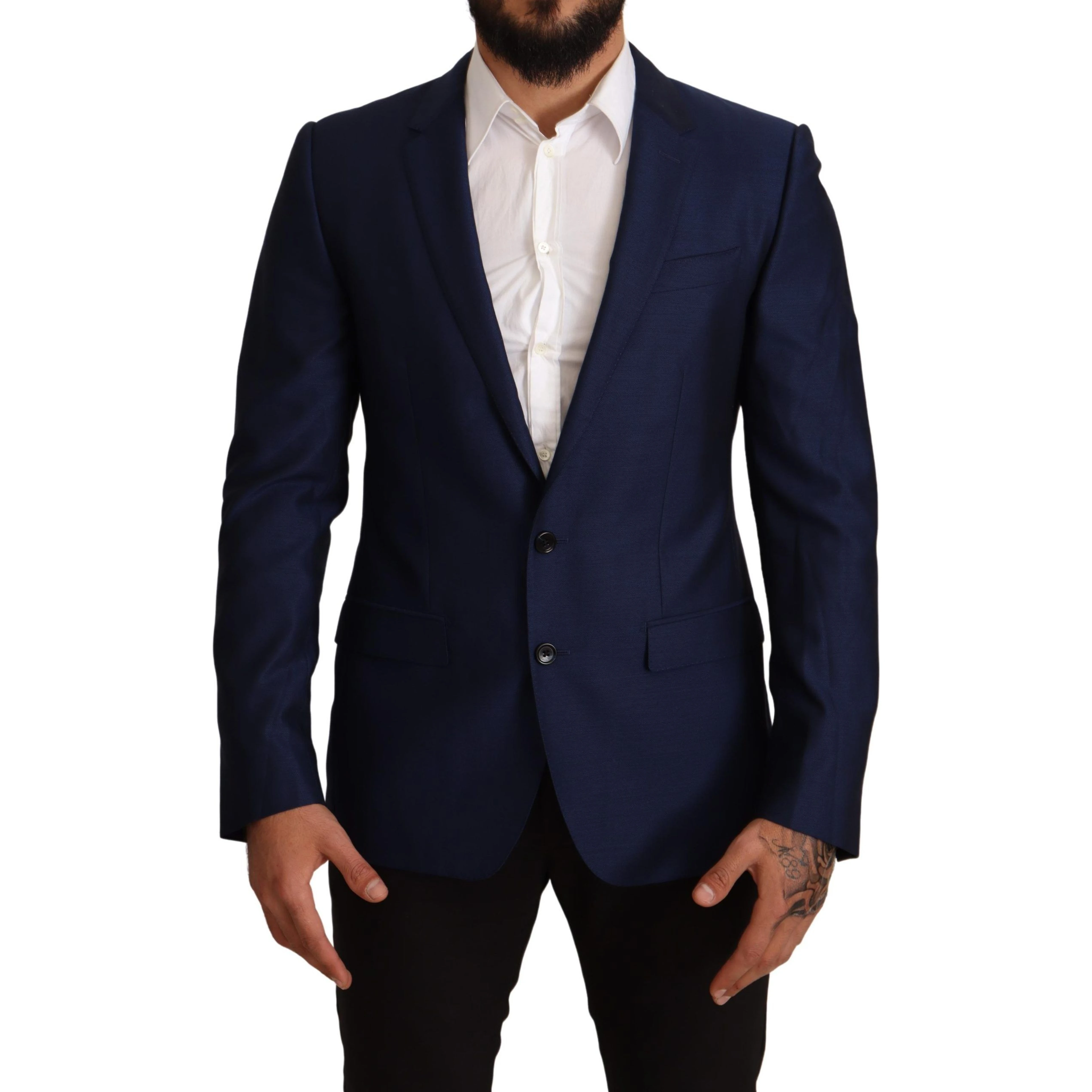Navy Blue Slim Fit Jacket MARTINI Blazer