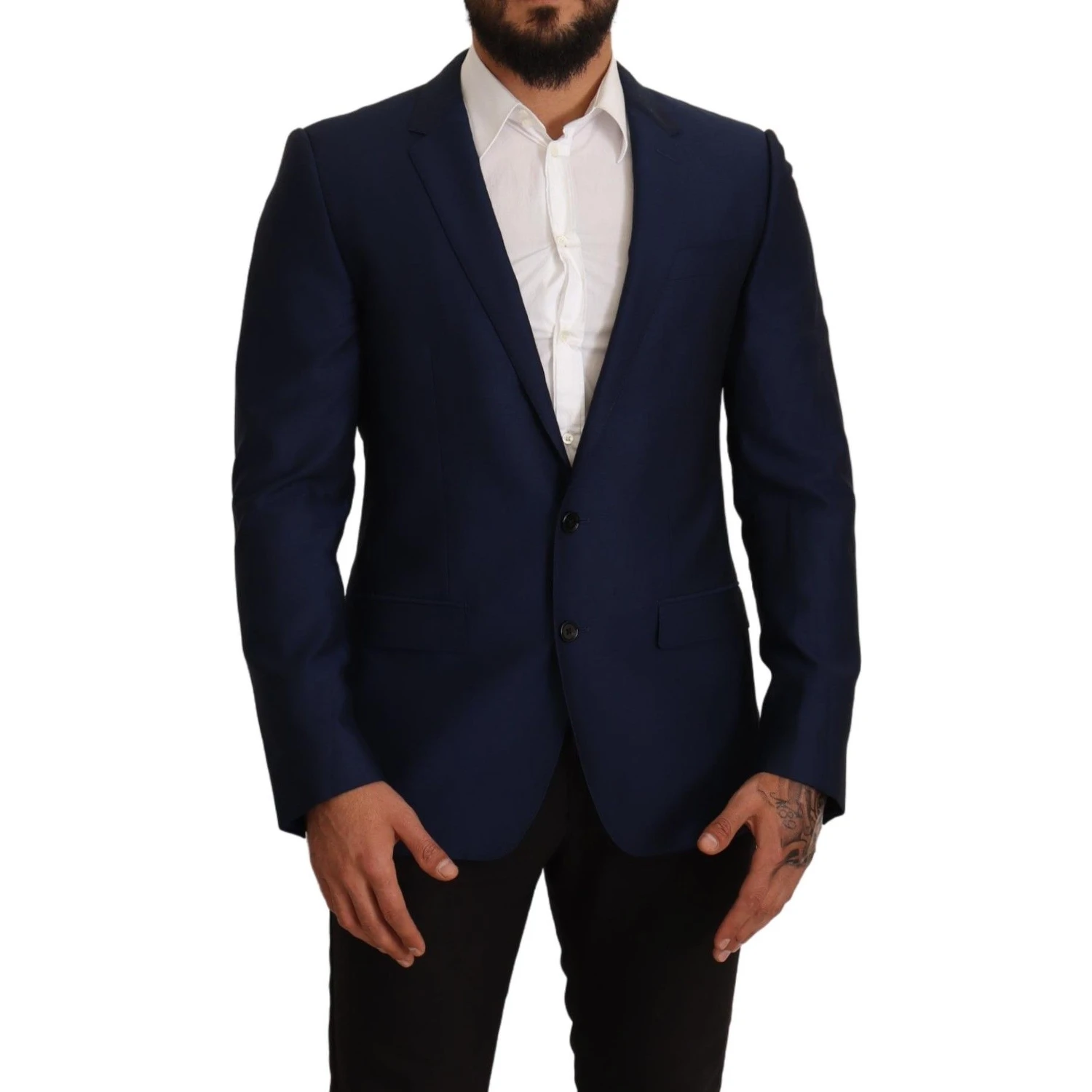 Navy Blue Slim Fit Jacket MARTINI Blazer