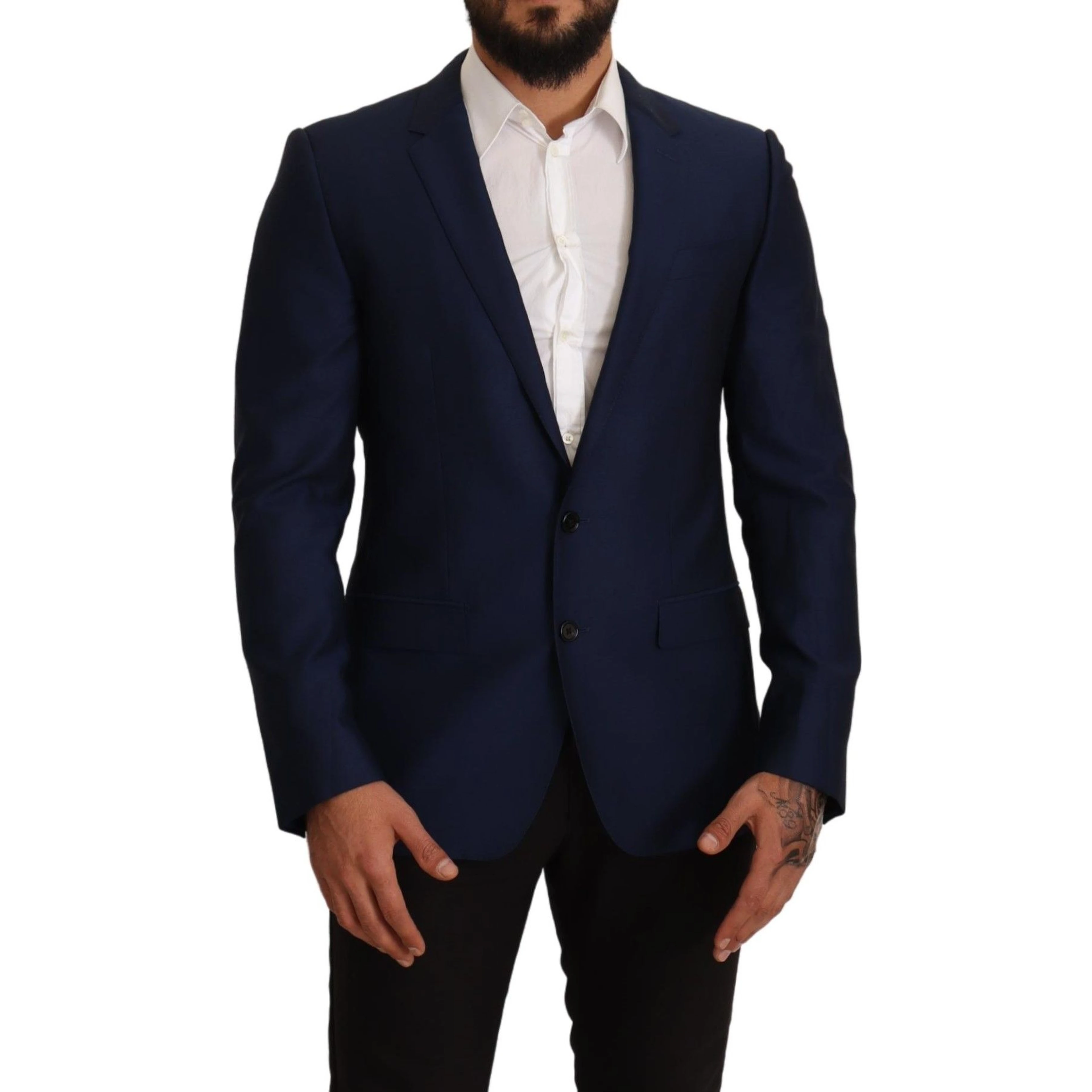 Navy Blue Slim Fit Jacket MARTINI Blazer