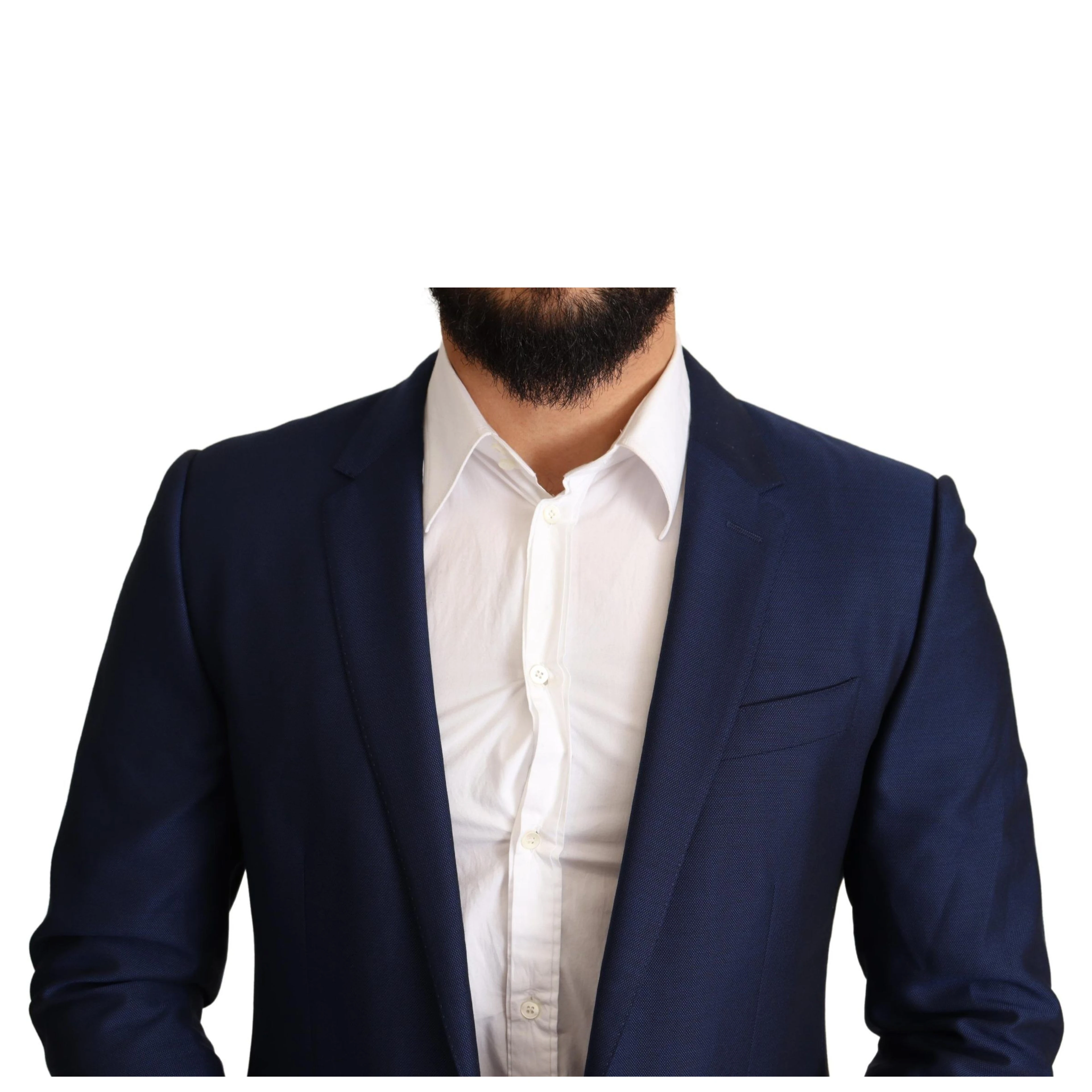 Navy Blue Slim Fit Jacket MARTINI Blazer