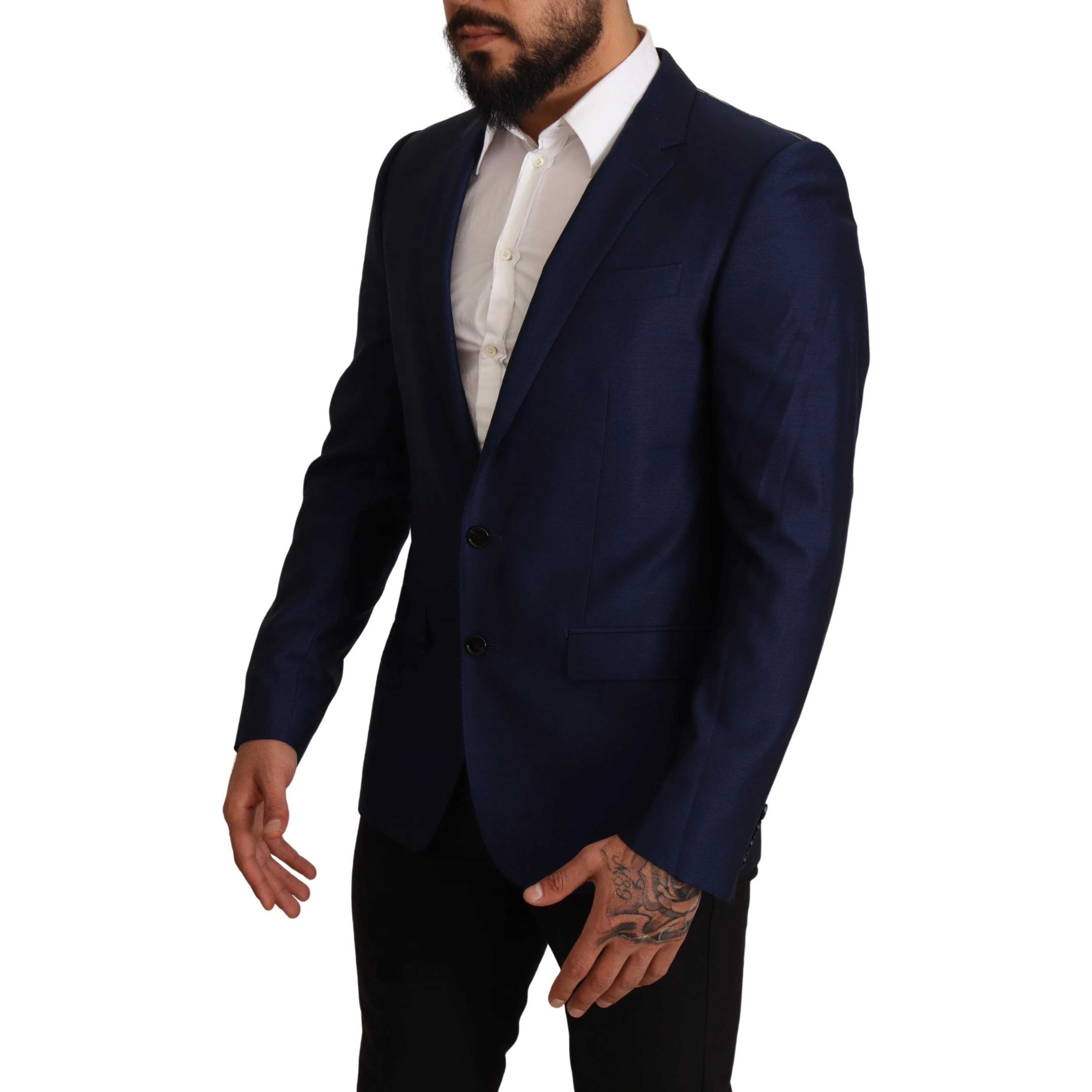 Navy Blue Slim Fit Jacket MARTINI Blazer