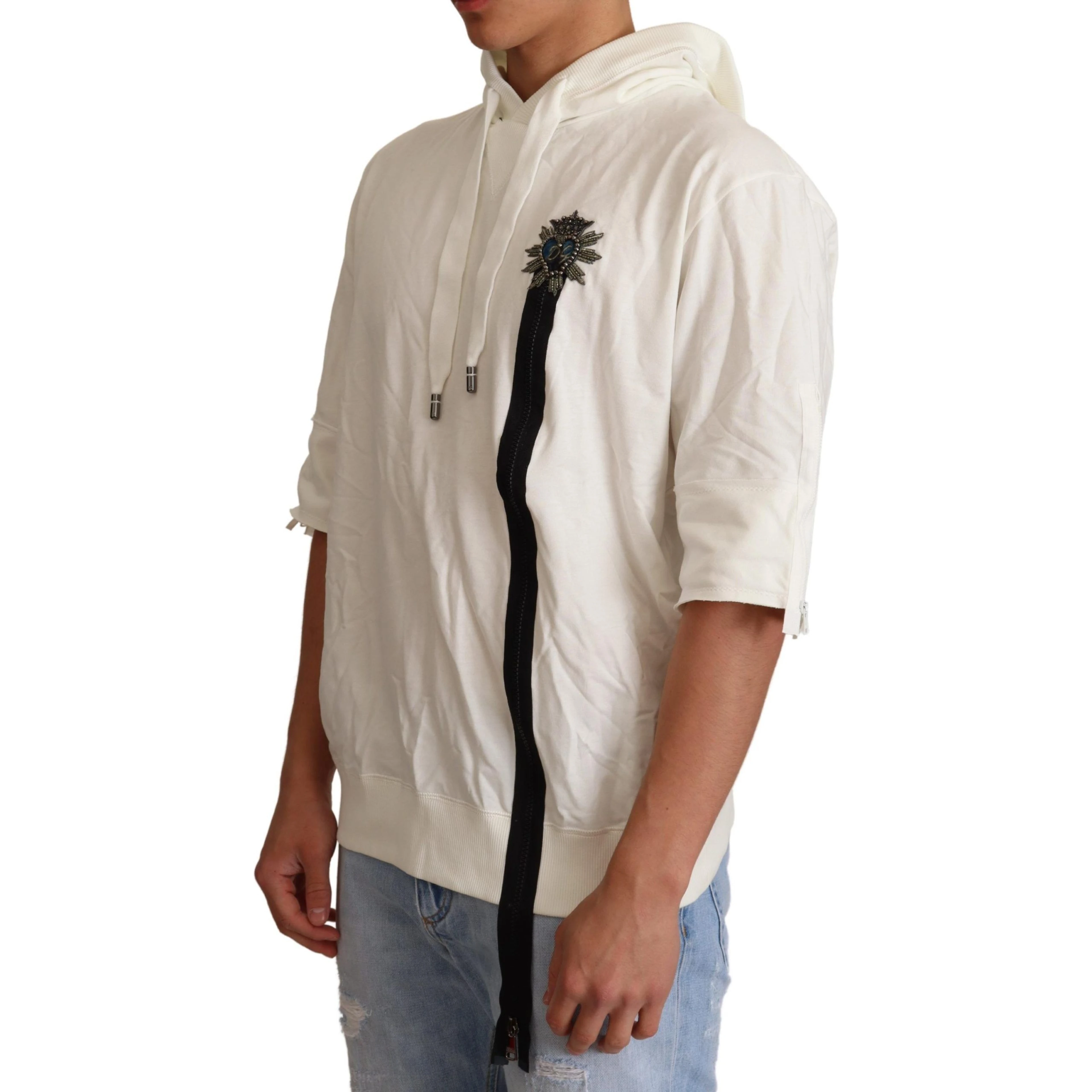 White Hooded Limited Edition Sweater