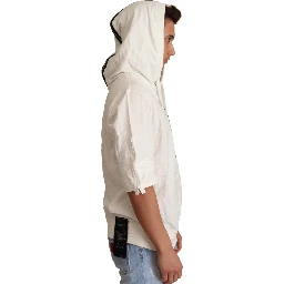 White Hooded Limited Edition Sweater