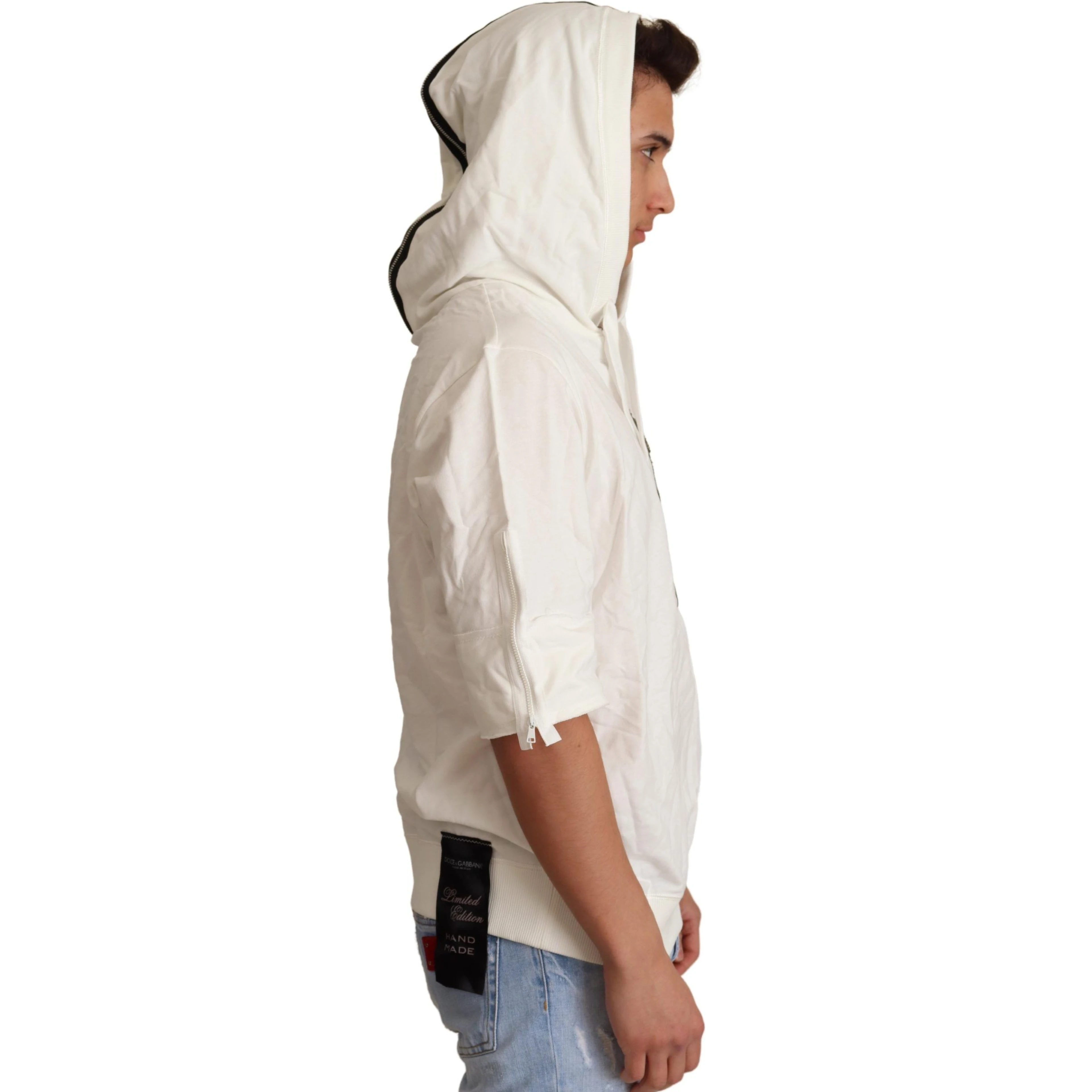 White Hooded Limited Edition Sweater