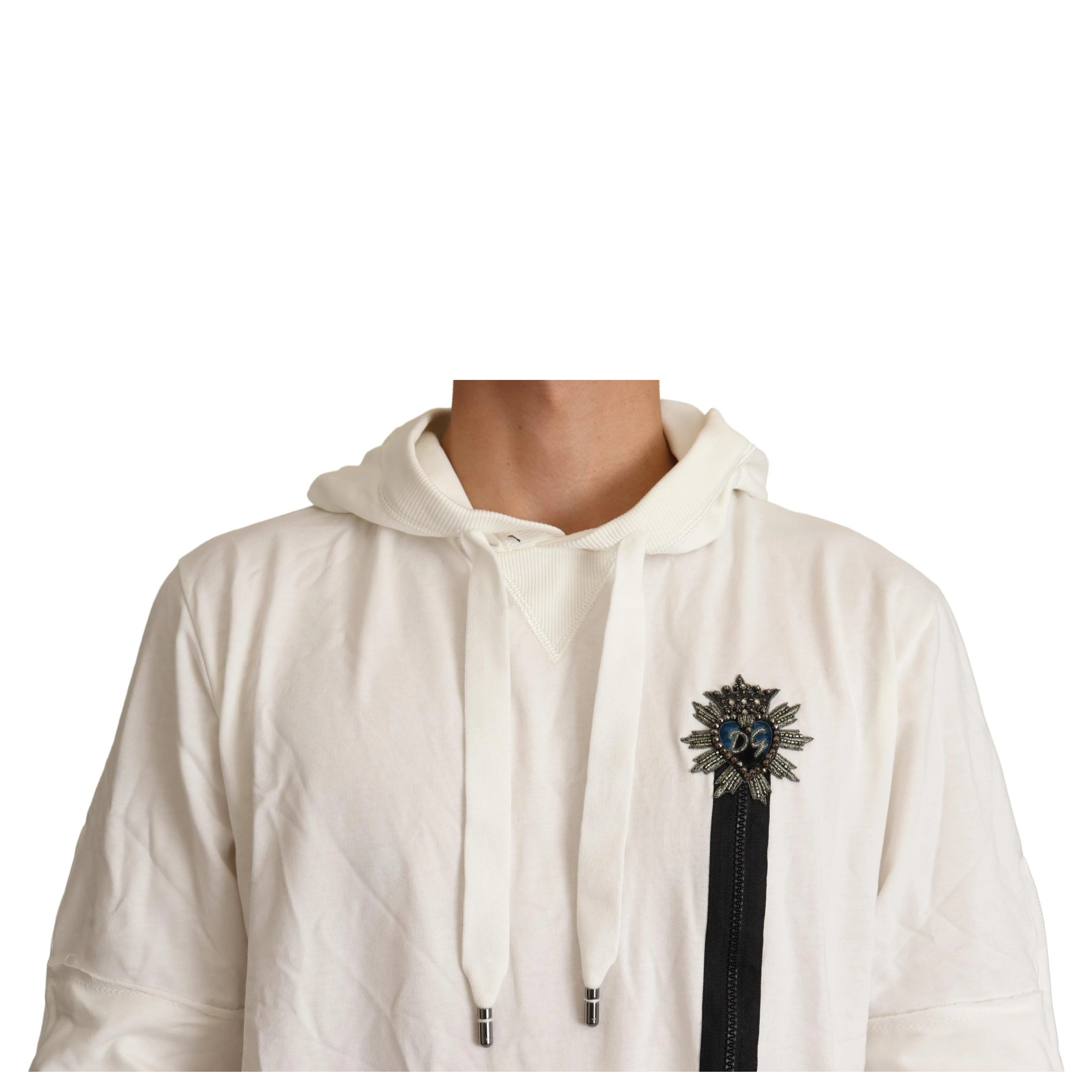 White Hooded Limited Edition Sweater