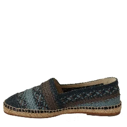 Blue Gray Slip On Buffalo Espadrille Shoes