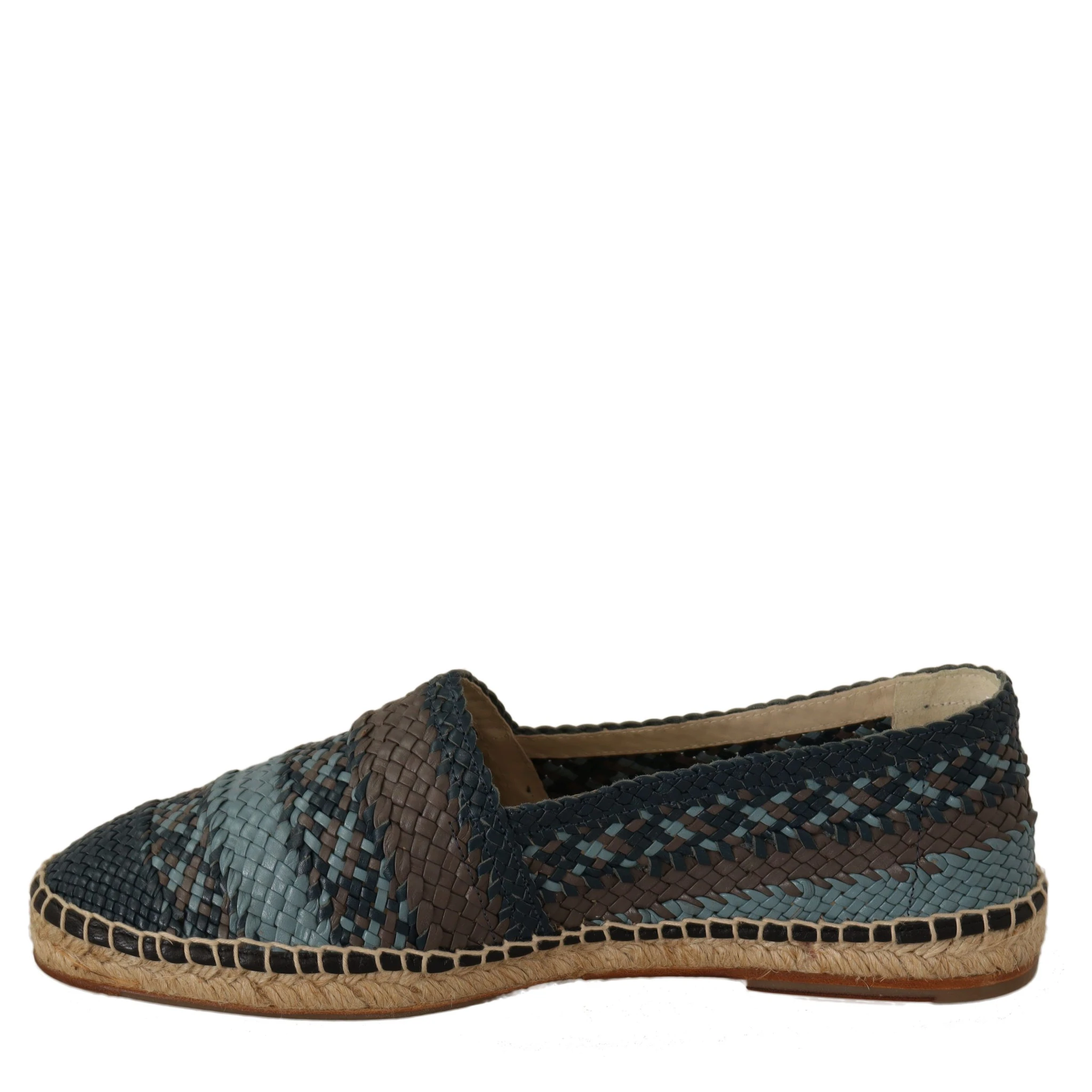 Blue Gray Slip On Buffalo Espadrille Shoes