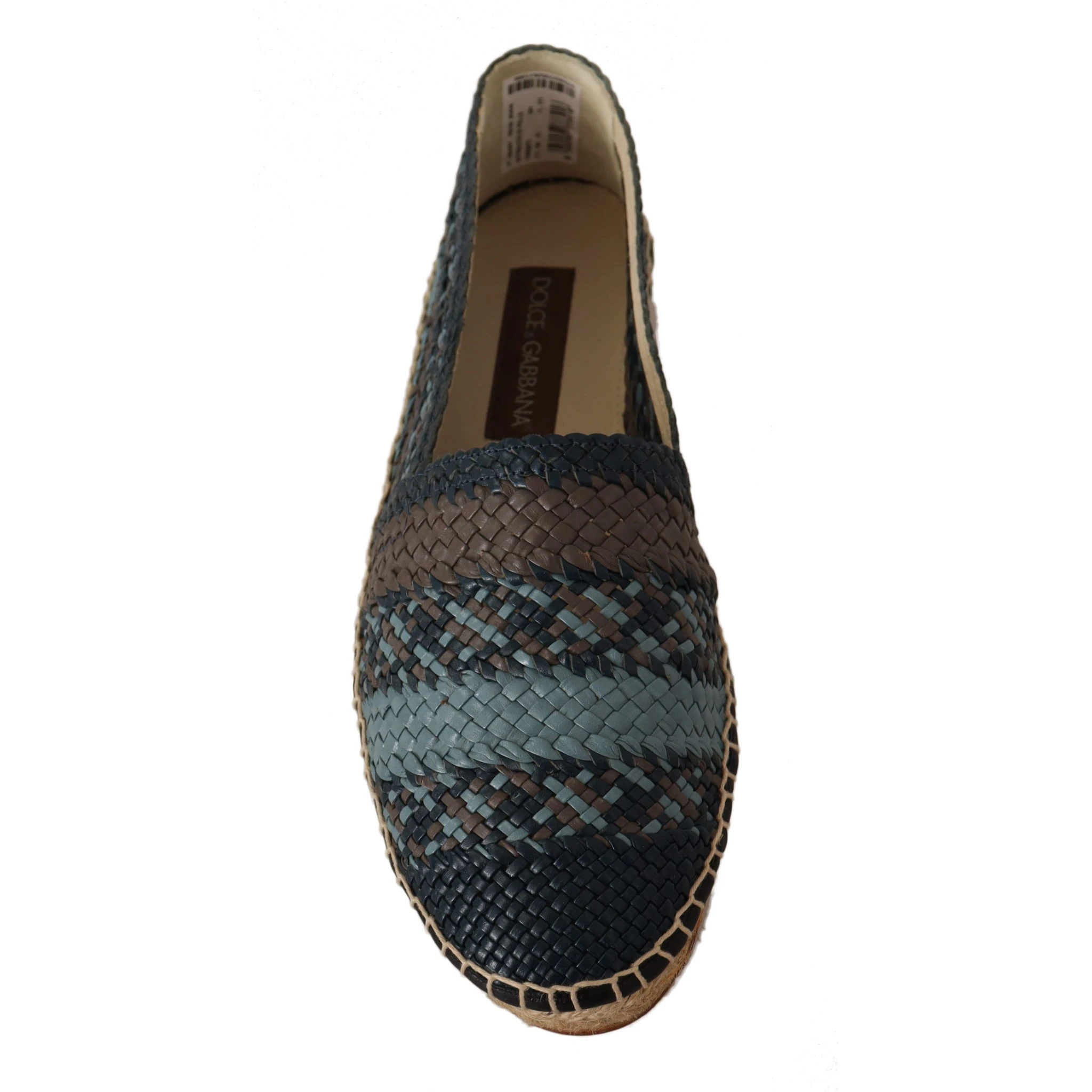 Blue Gray Slip On Buffalo Espadrille Shoes