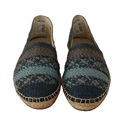 Blue Gray Slip On Buffalo Espadrille Shoes