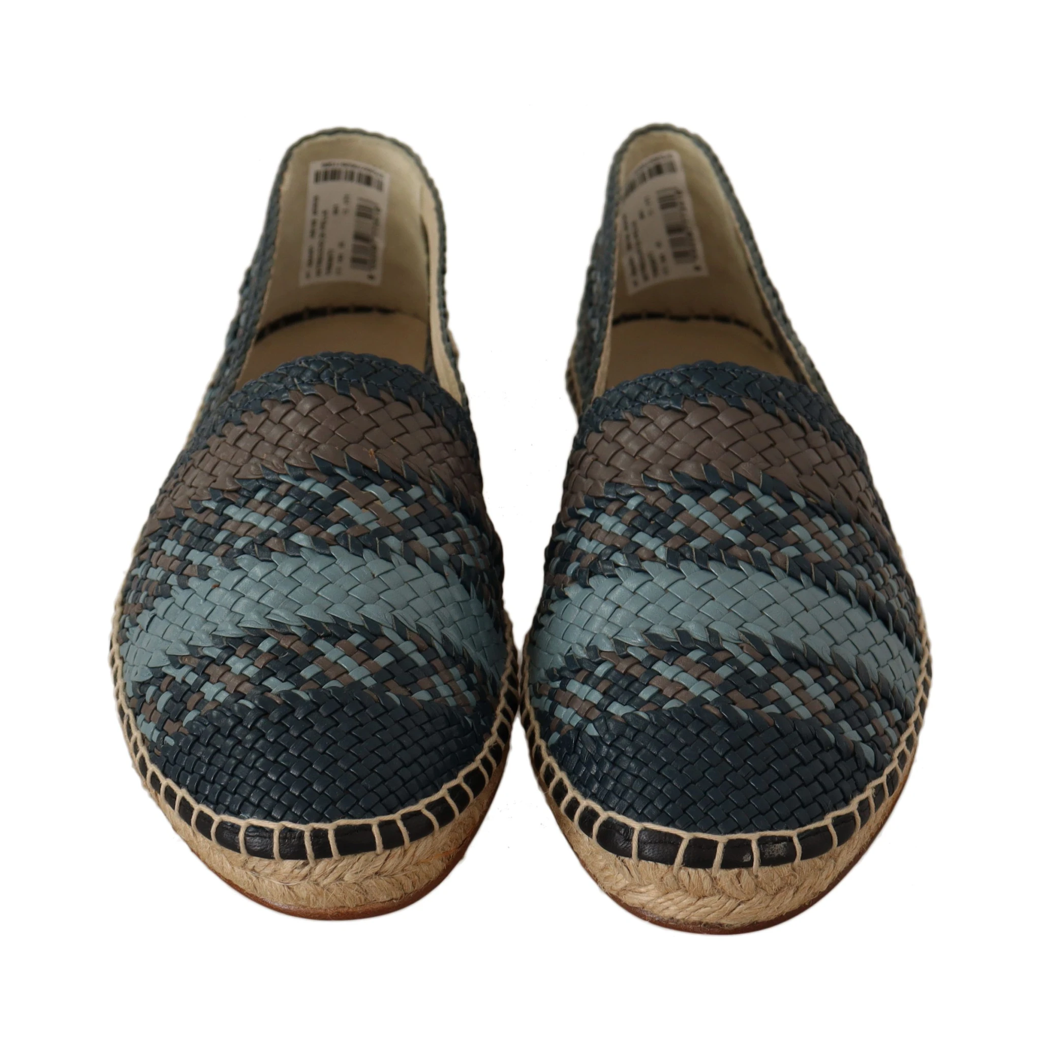 Blue Gray Slip On Buffalo Espadrille Shoes