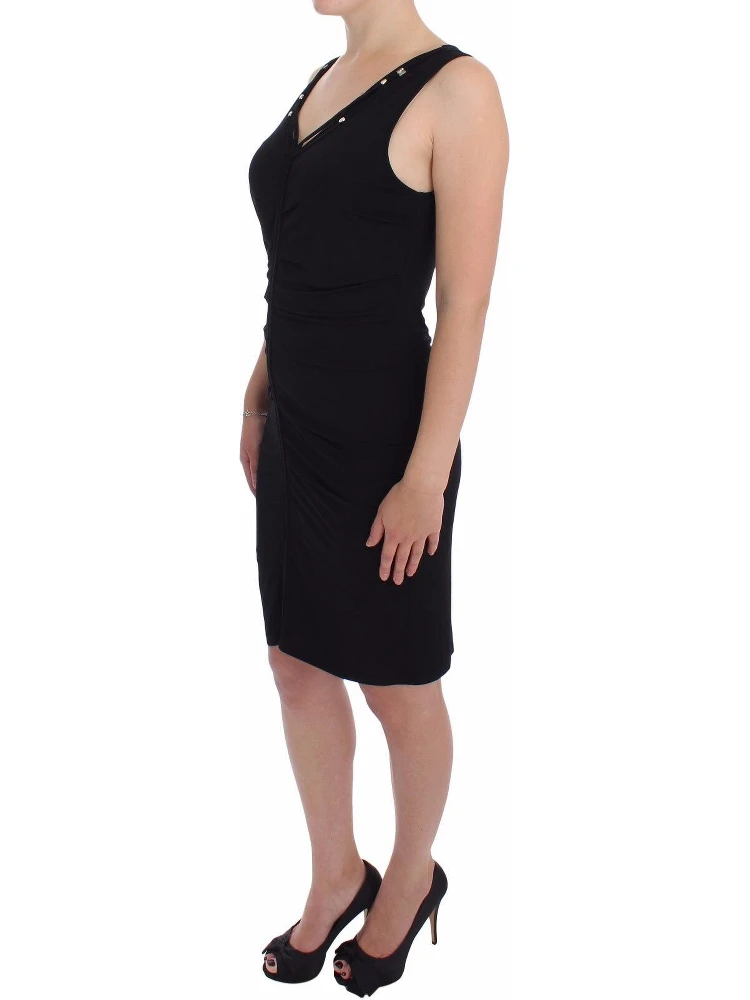 Black Stretch Wiggle Pencil Sheath Bodycon Dress alternative