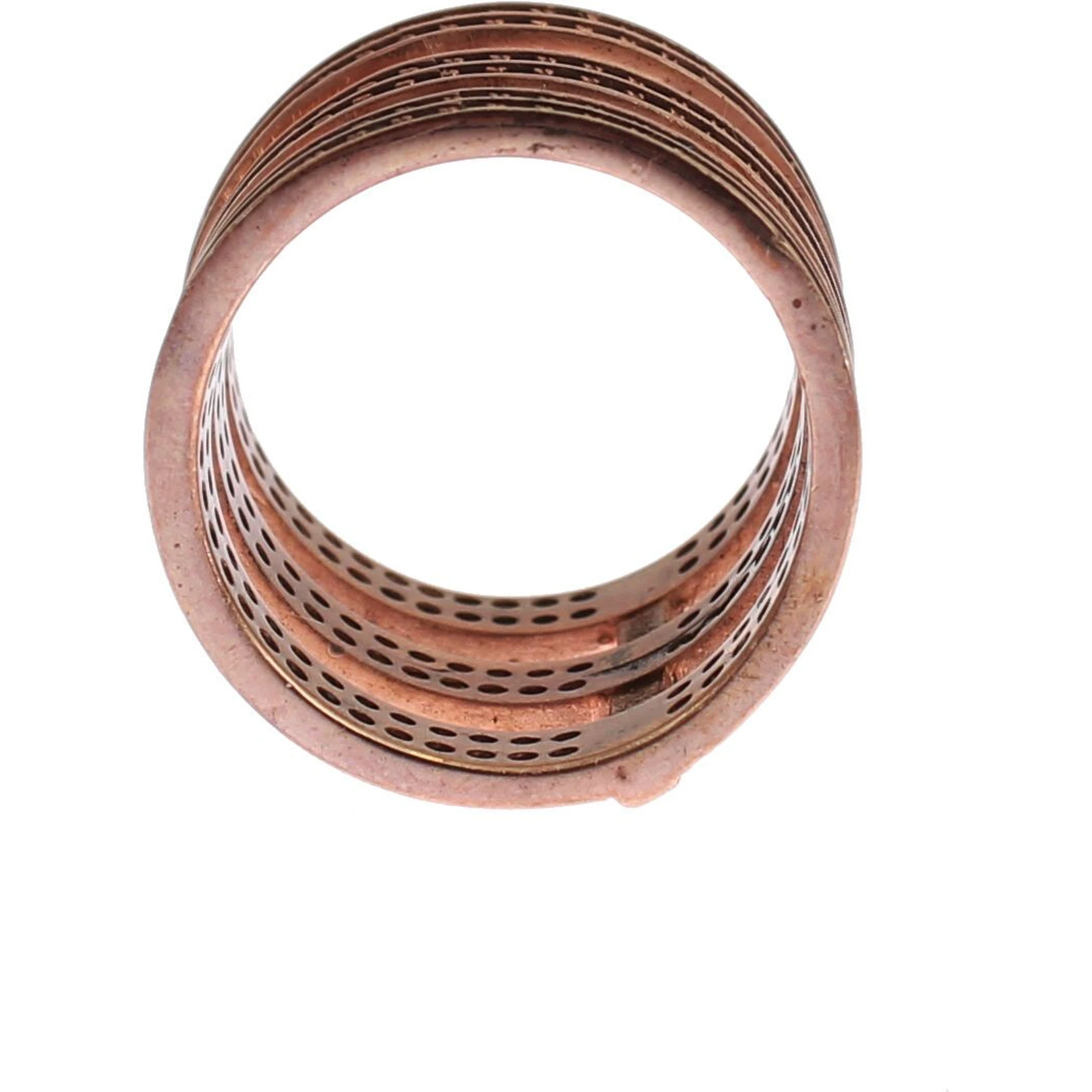 Gold 925 Silver Clear CZ Pink Ring