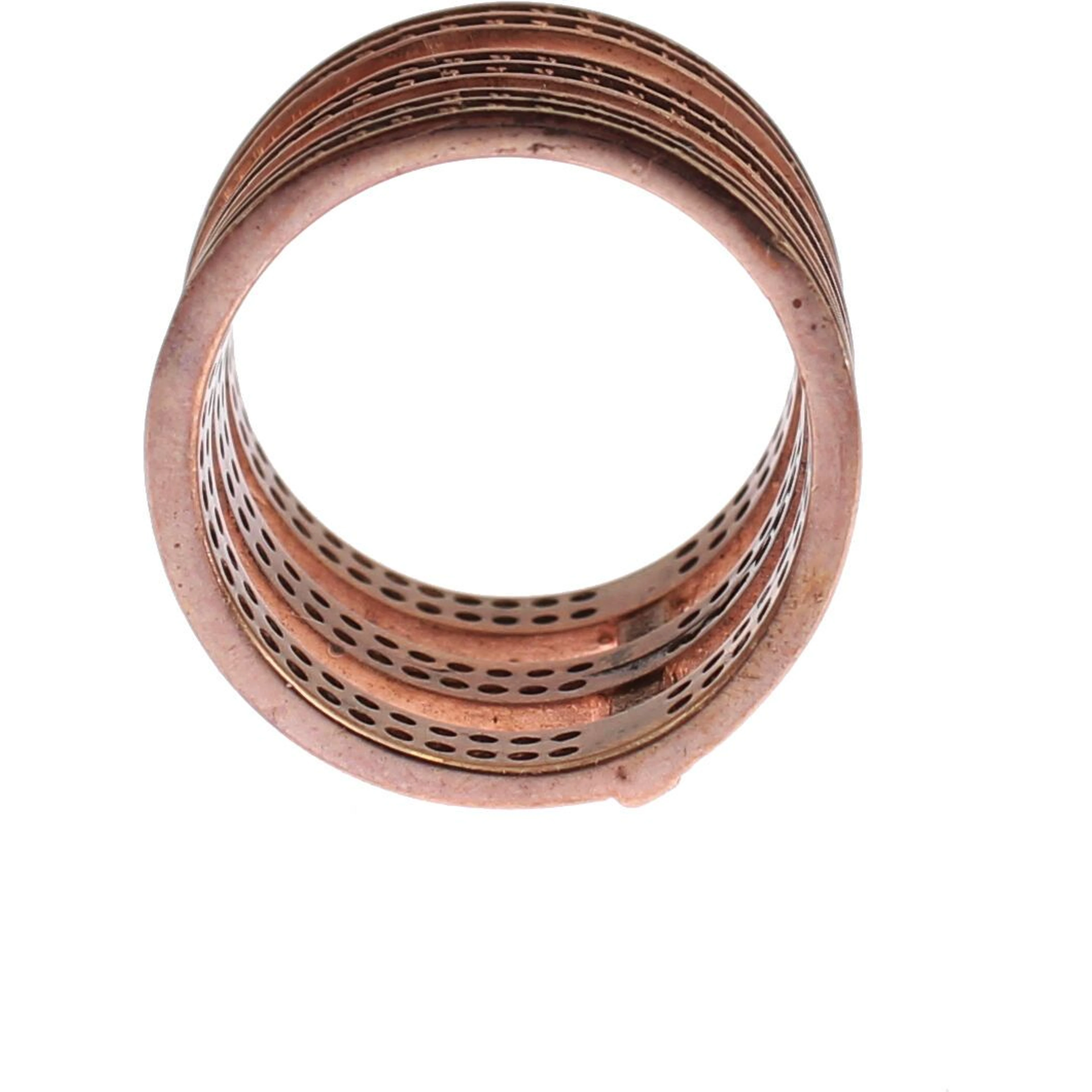 Gold 925 Silver Clear CZ Pink Ring