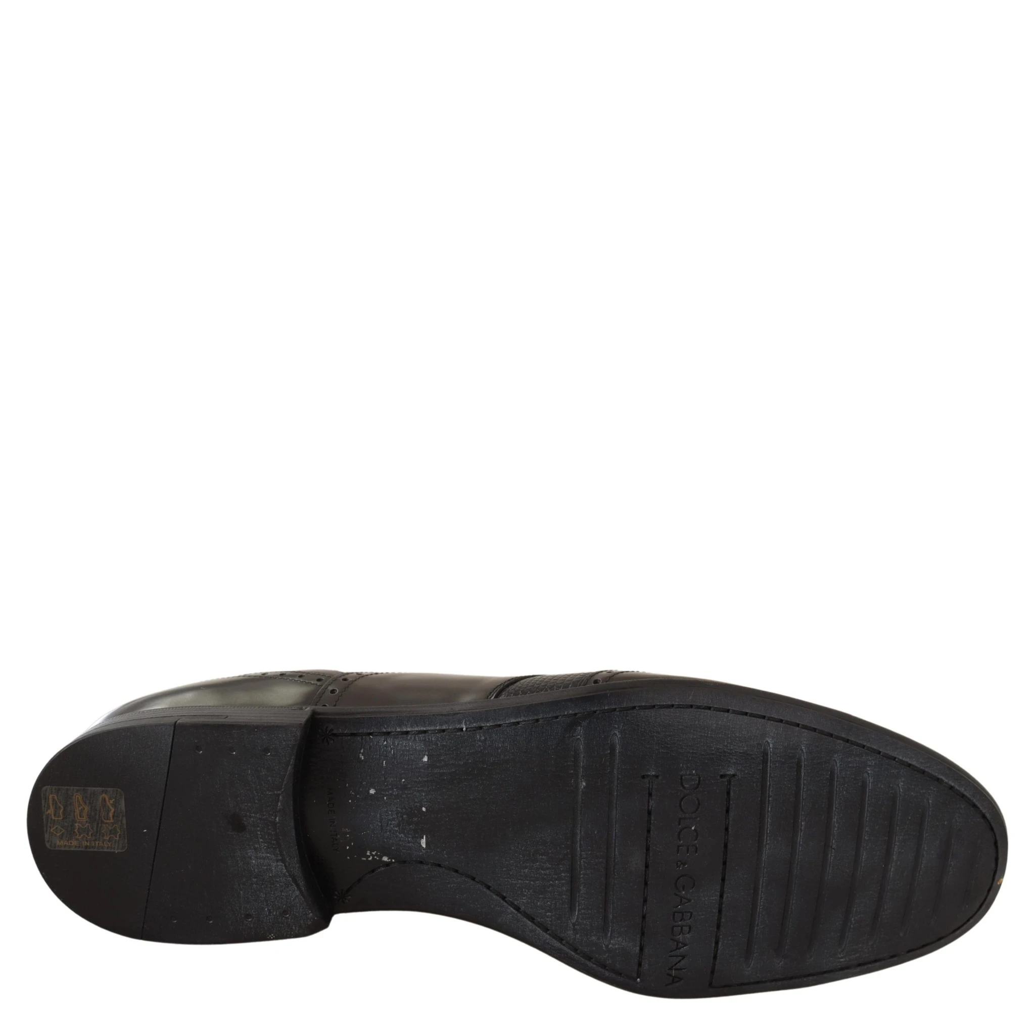 Brown Lizard Skin Leather Oxford Dress Shoes