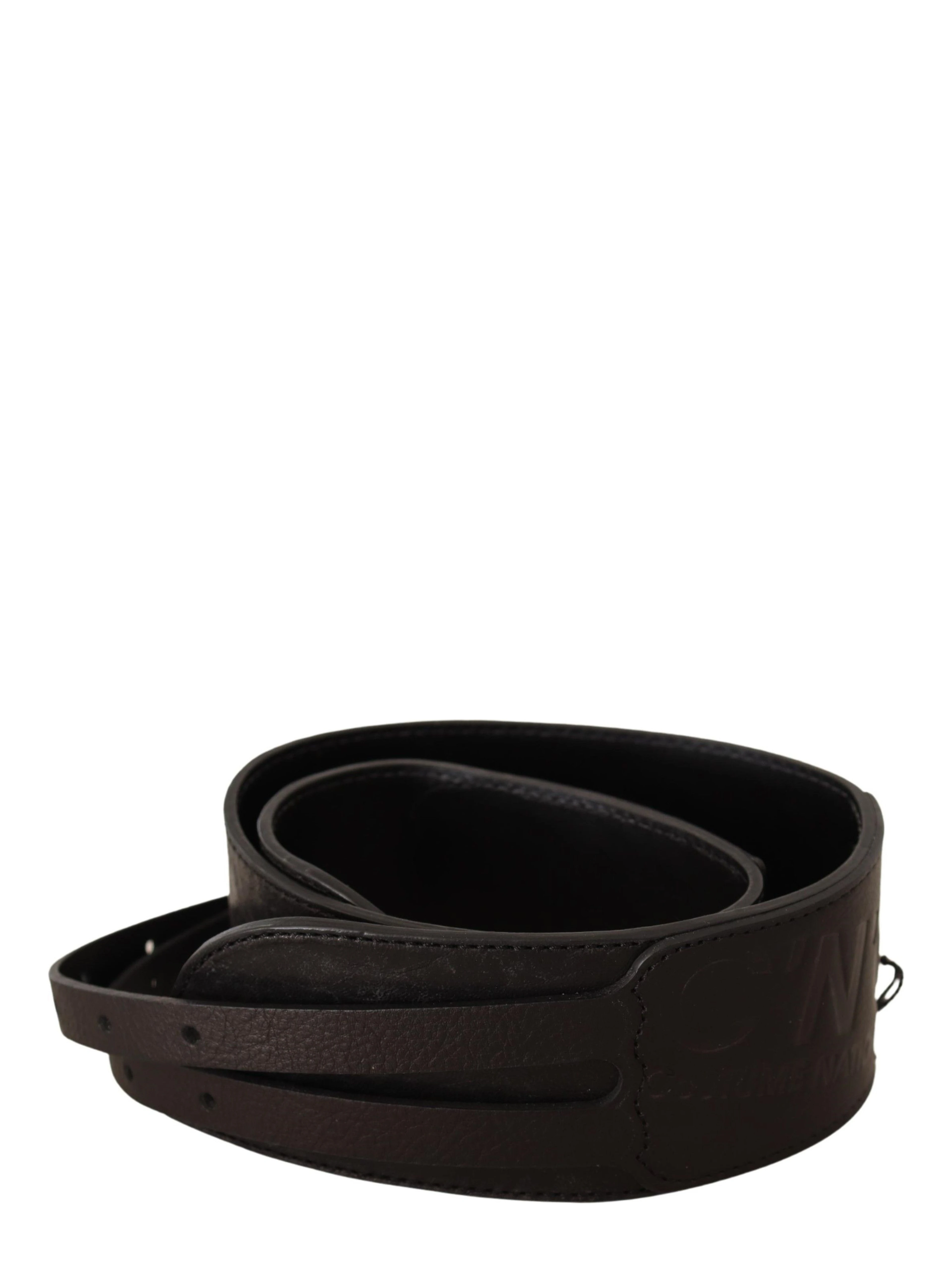 Dark Brown Leather Double Buckle Belt
