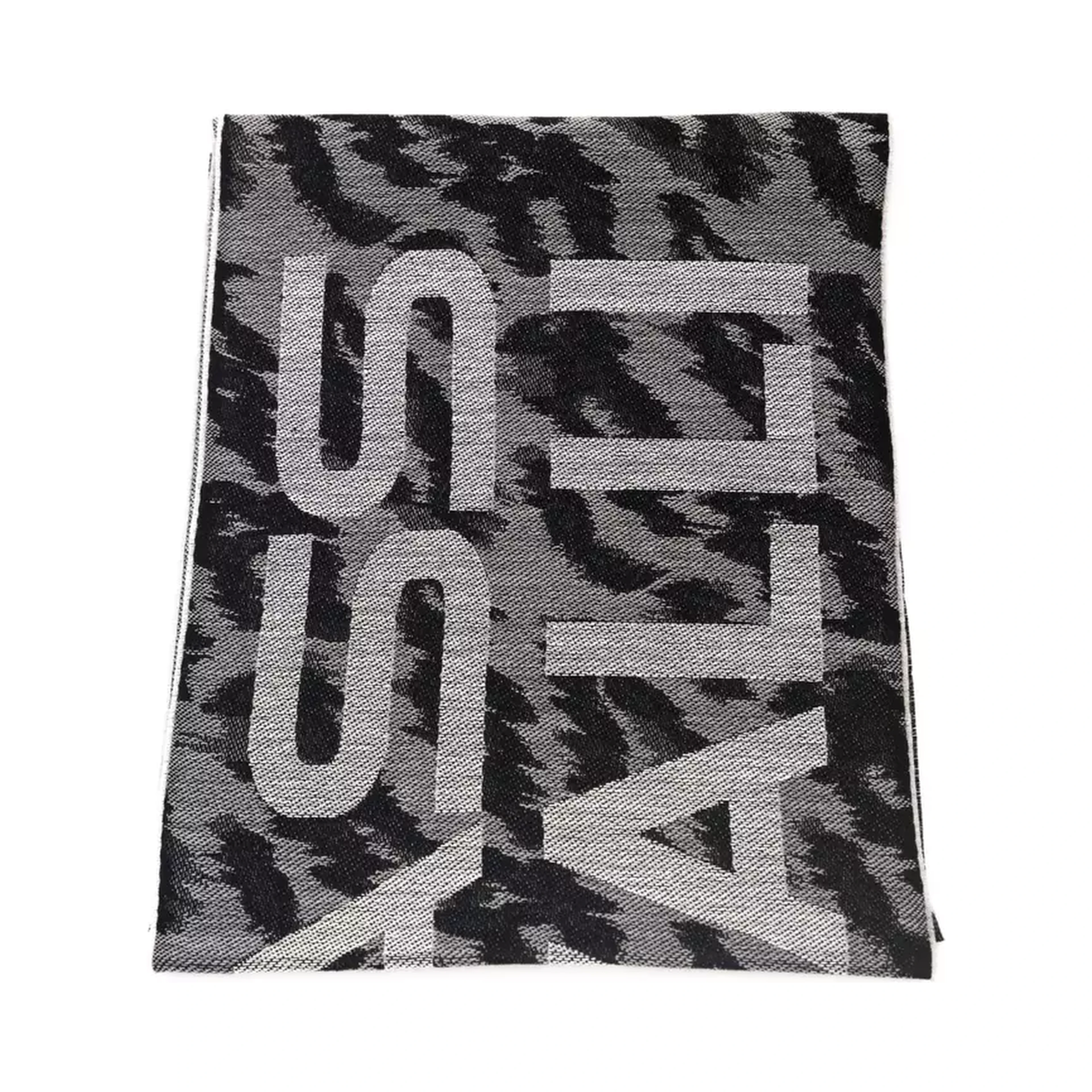 Gray Wool Scarf