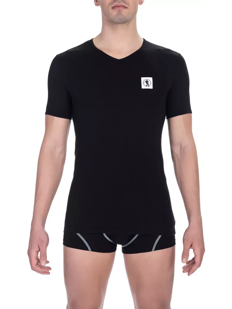 Black Cotton T-Shirt