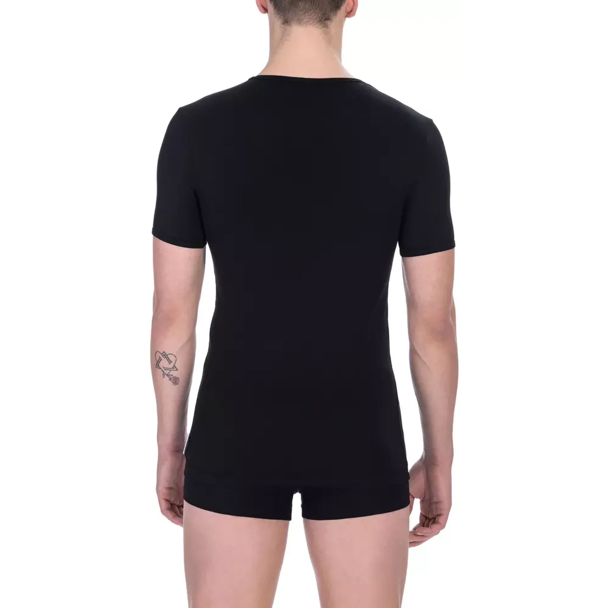 Black Cotton T-Shirt
