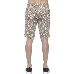 Beige Cotton Short
