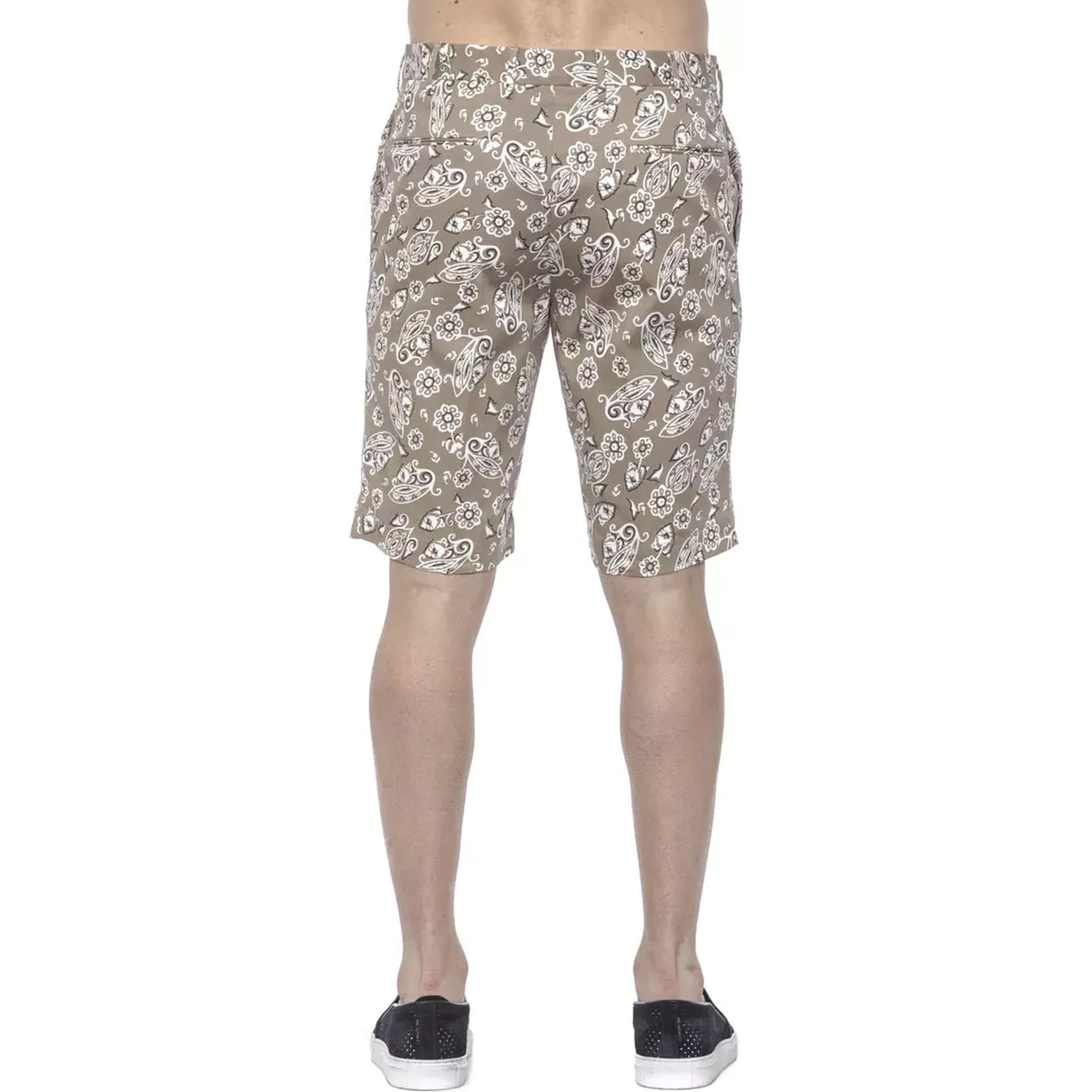 Beige Cotton Short