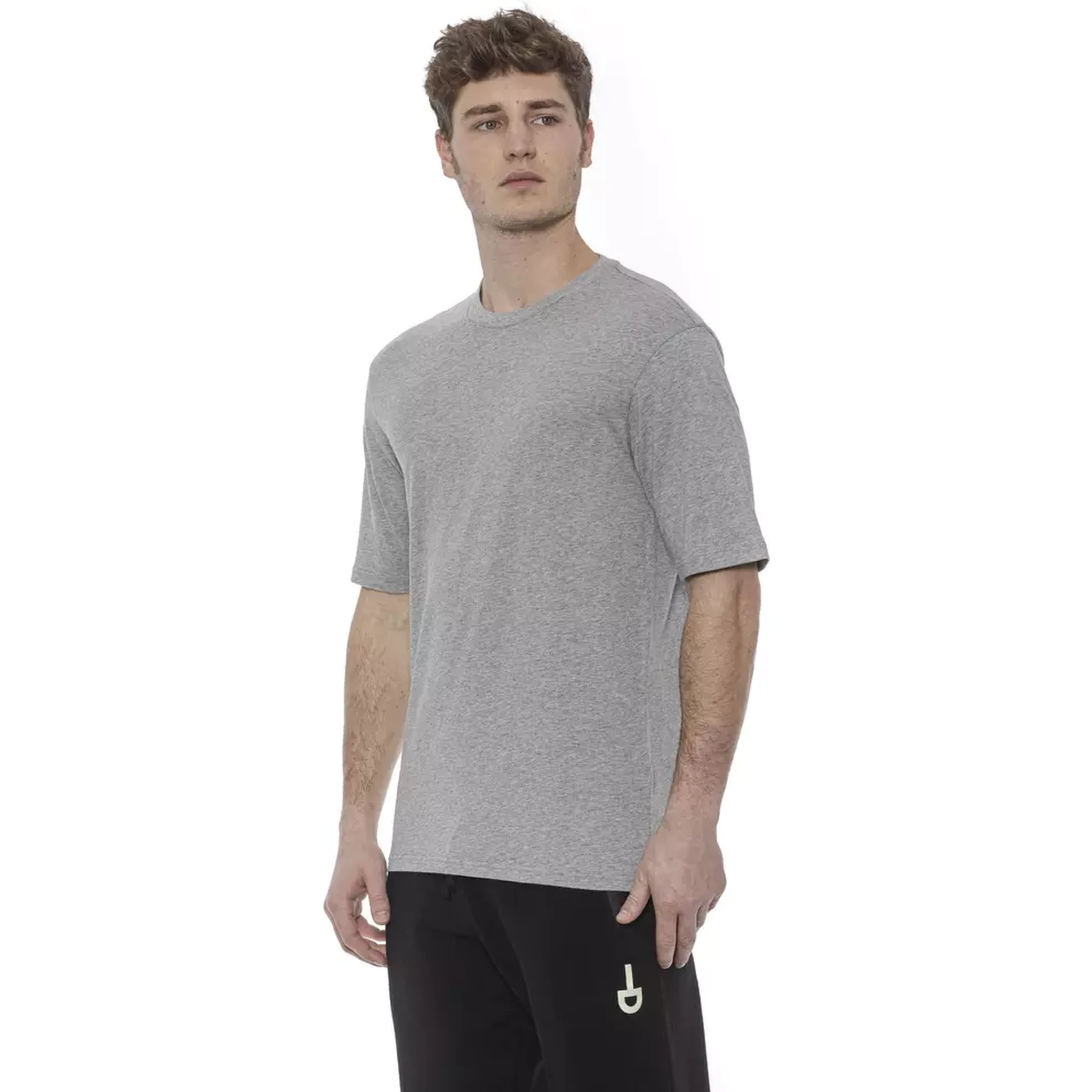 Gray Cotton T-shirt