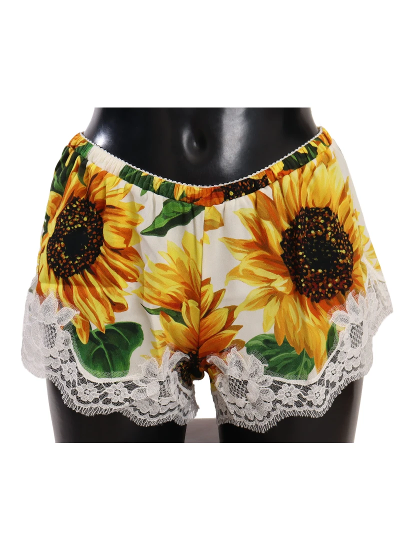 White Sunflower Lace Lingerie Underwear