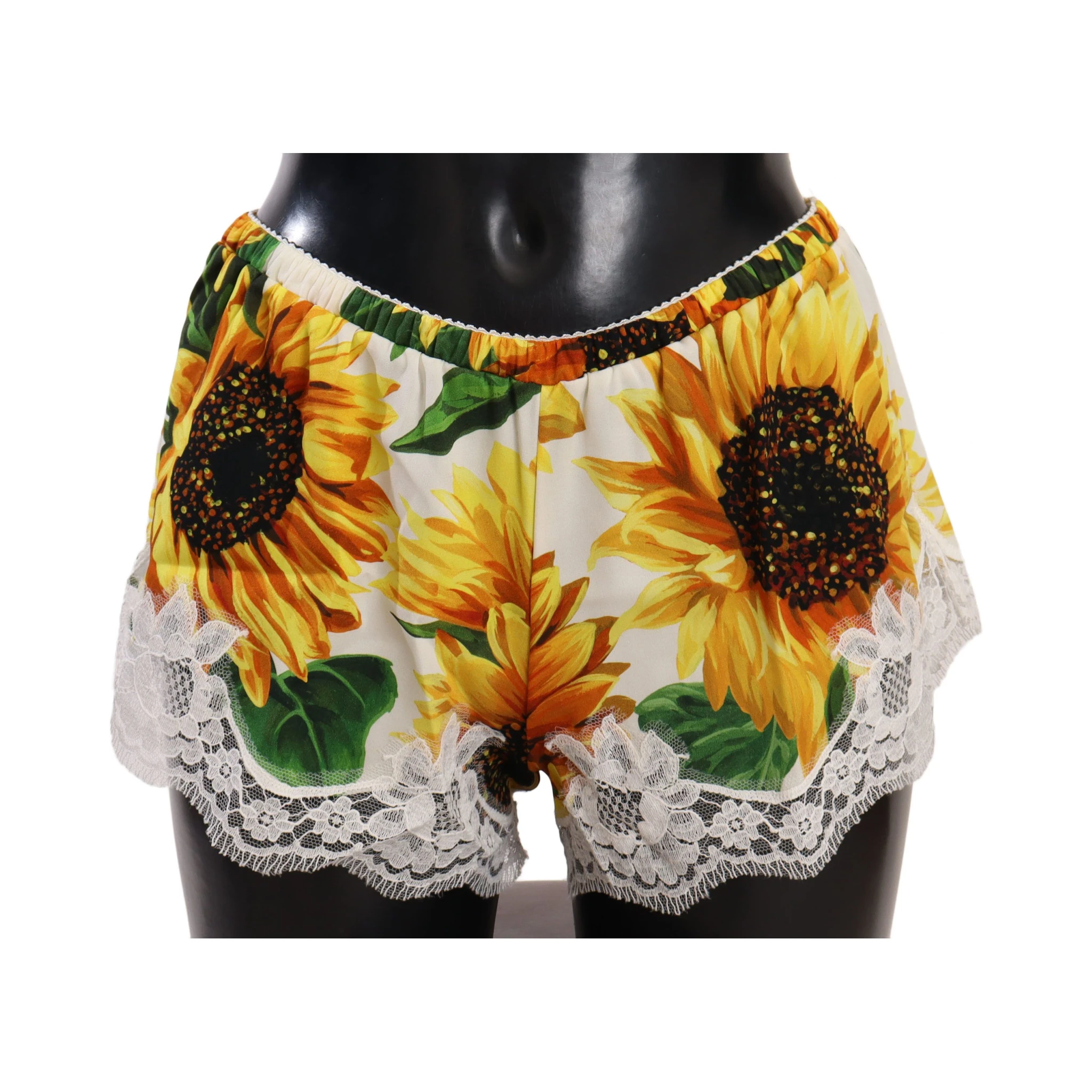 White Sunflower Lace Lingerie Underwear