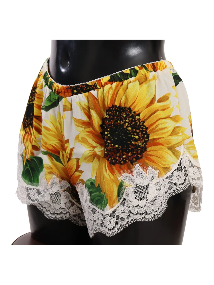 White Sunflower Lace Lingerie Underwear alternative