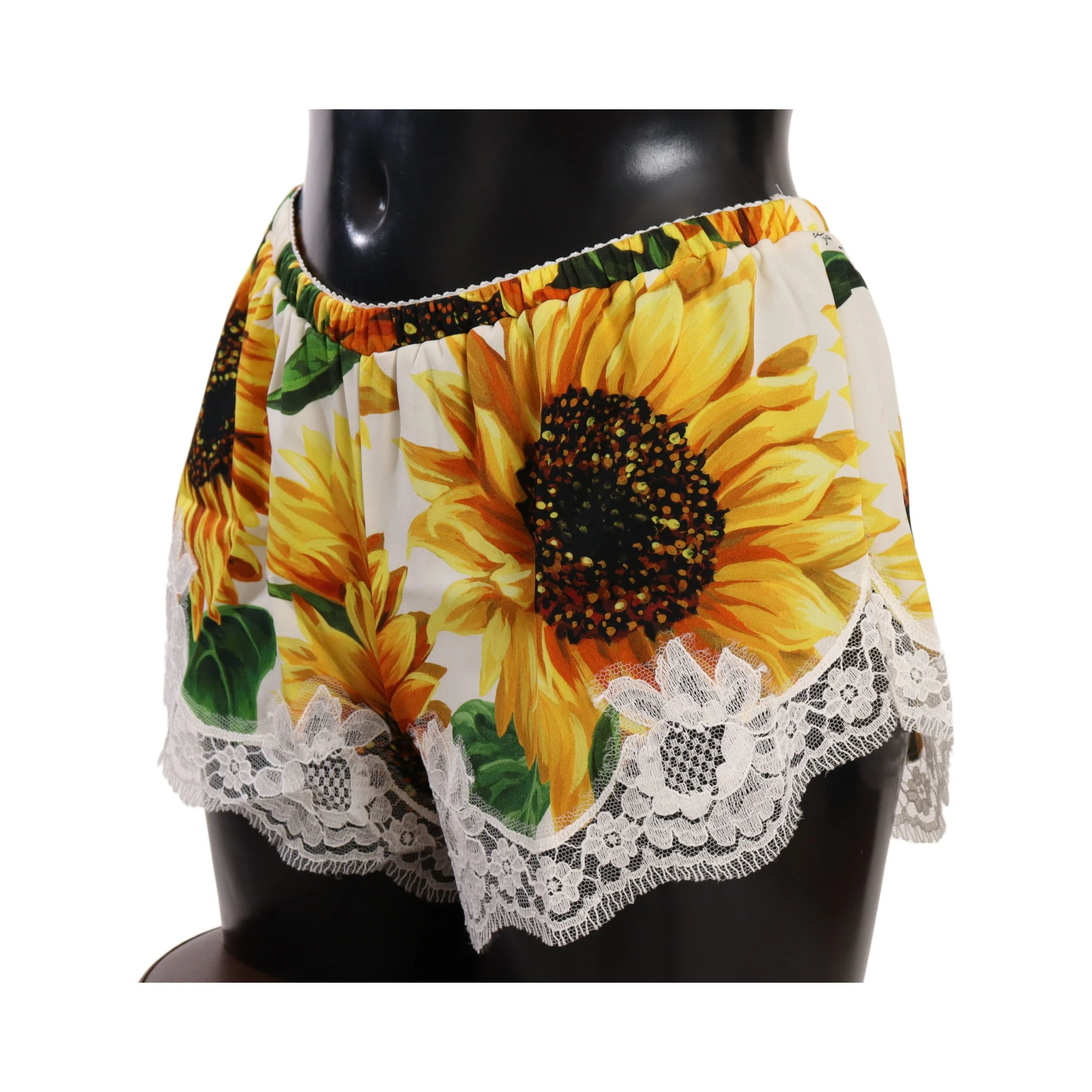 White Sunflower Lace Lingerie Underwear