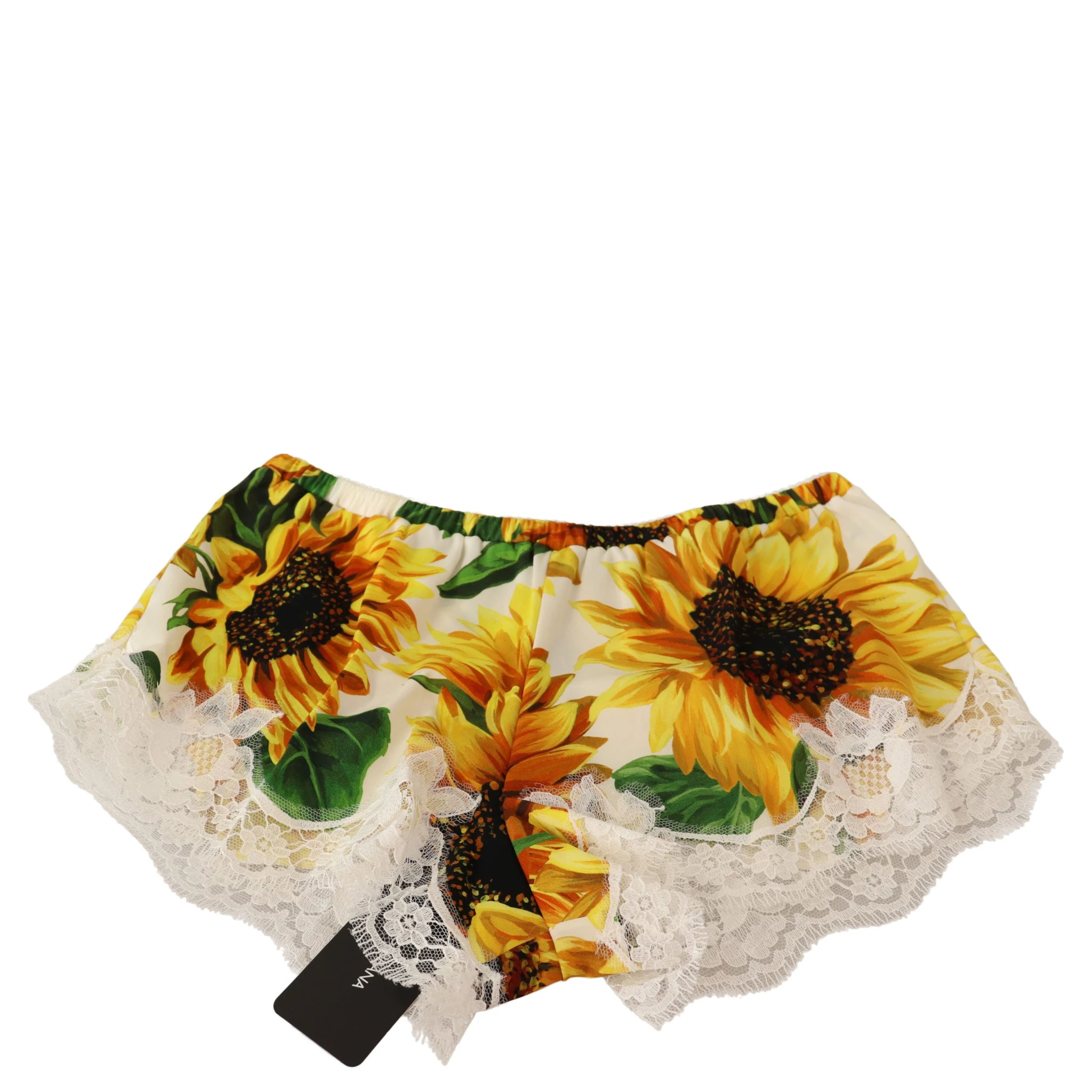 White Sunflower Lace Lingerie Underwear