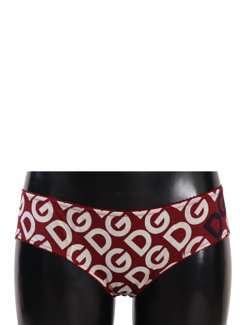 Multicolor DG Logo Print Slip Bottom Underwear