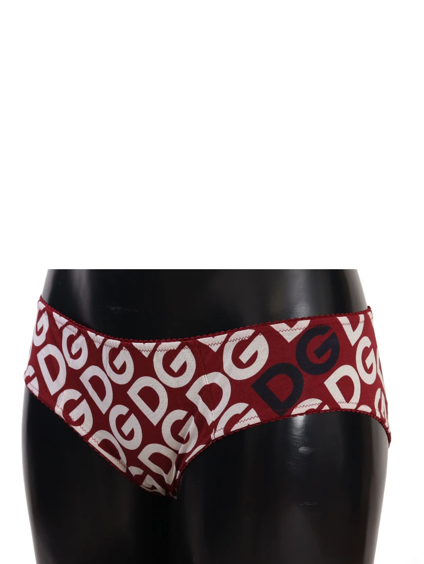 Multicolor DG Logo Print Slip Bottom Underwear