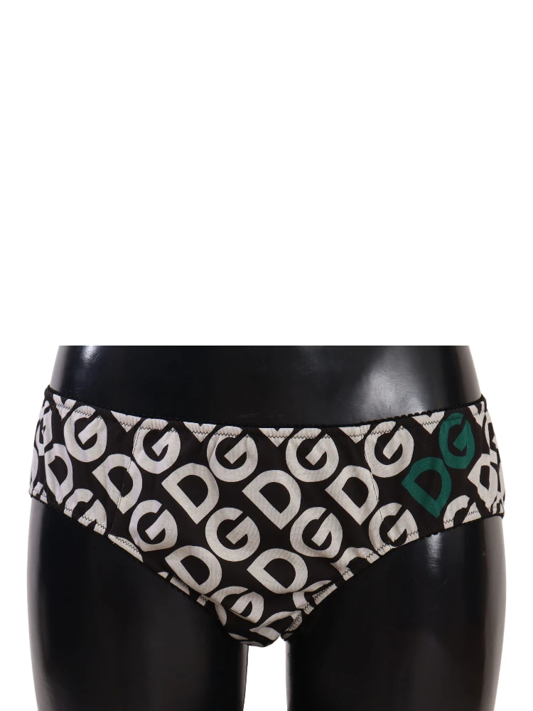 Multicolor DG Logo Print Slip Bottom Underwear