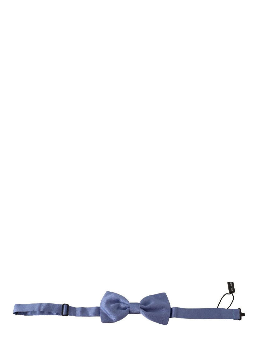 Purple 100% Silk Adjustable Neck Papillon Bow Tie