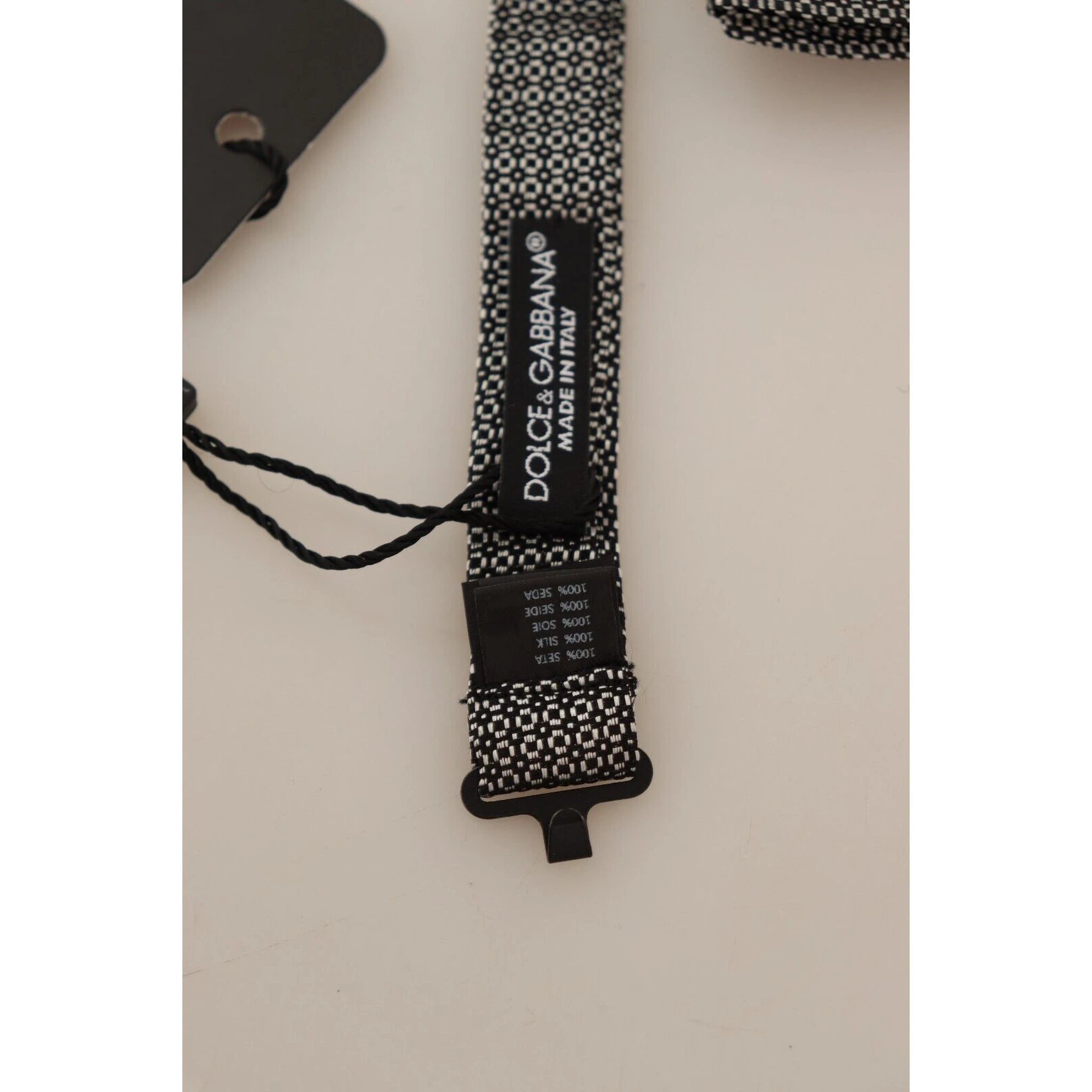 Multicolor Patterned Adjustable Neck Papillon Bow Tie