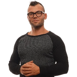 Black Plastic Glasses (Frames)