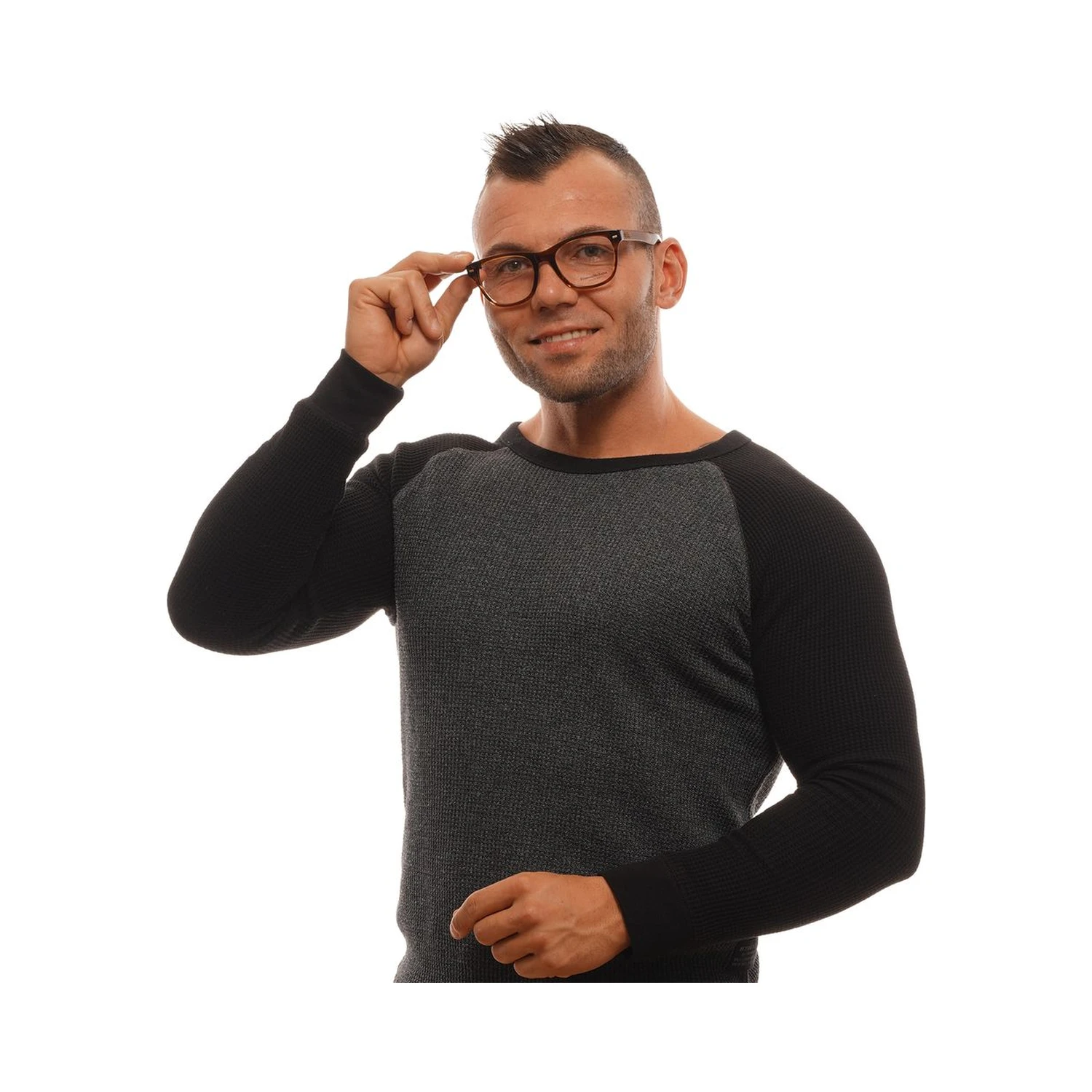 Brown Plastic Glasses (Frames)